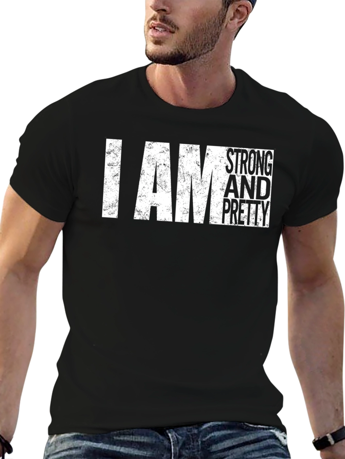 I Am Strong and Pretty Graphic T-Shirt