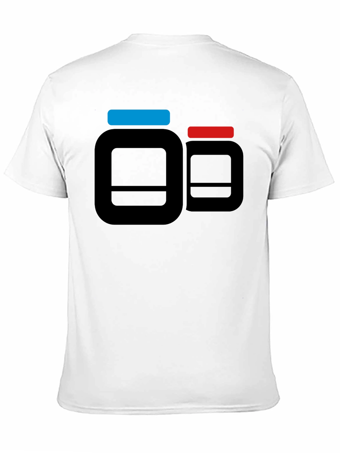 Black T-Shirt with Supplement Pill Bottle Design