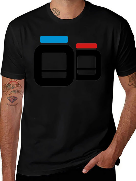 Black T-Shirt with Supplement Pill Bottle Design