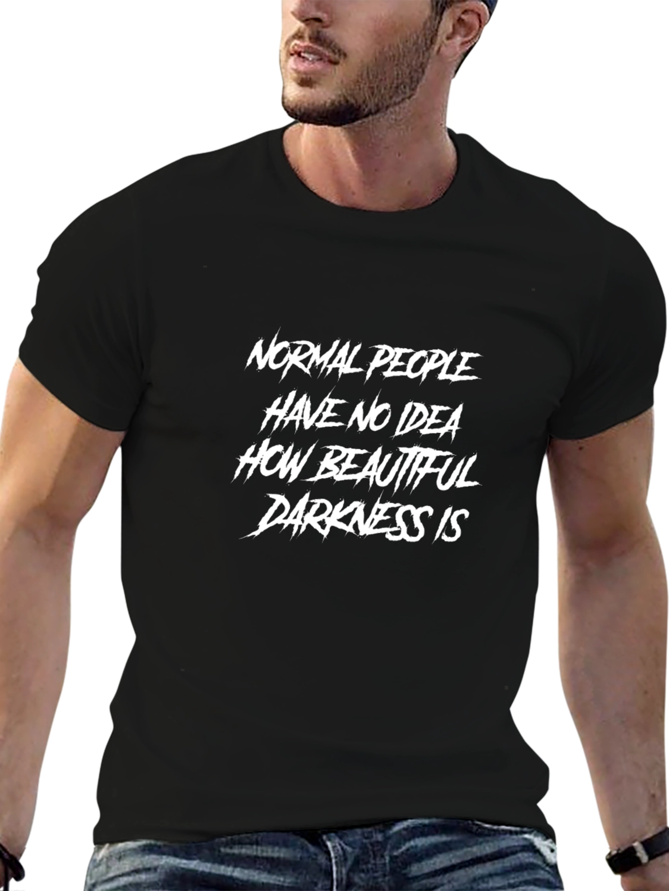 Darkness Quote Graphic T-Shirt