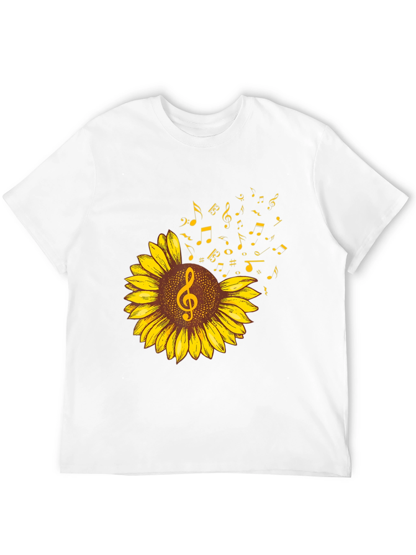 Musical Sunflower Graphic Tee