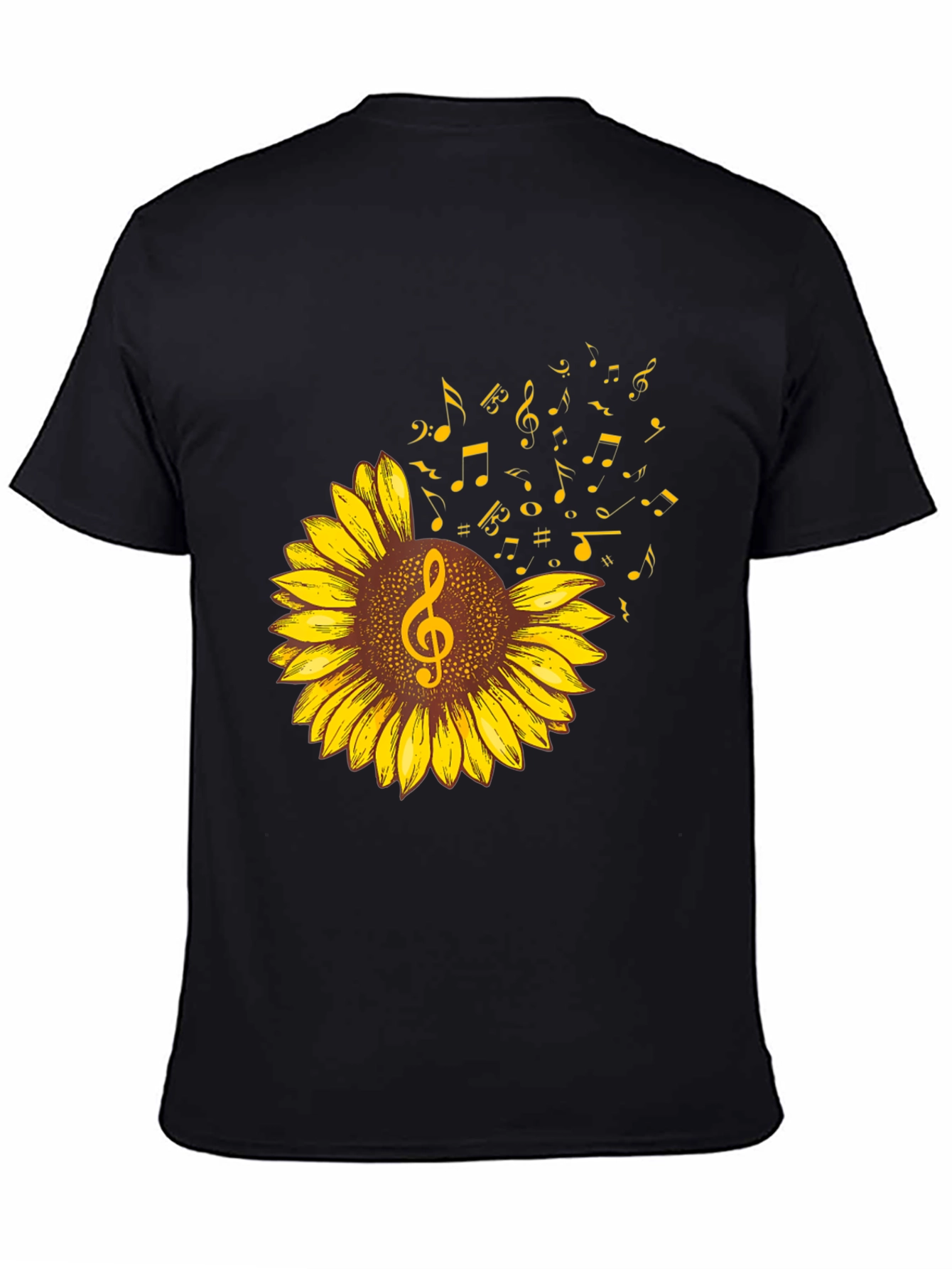 Musical Sunflower Graphic Tee