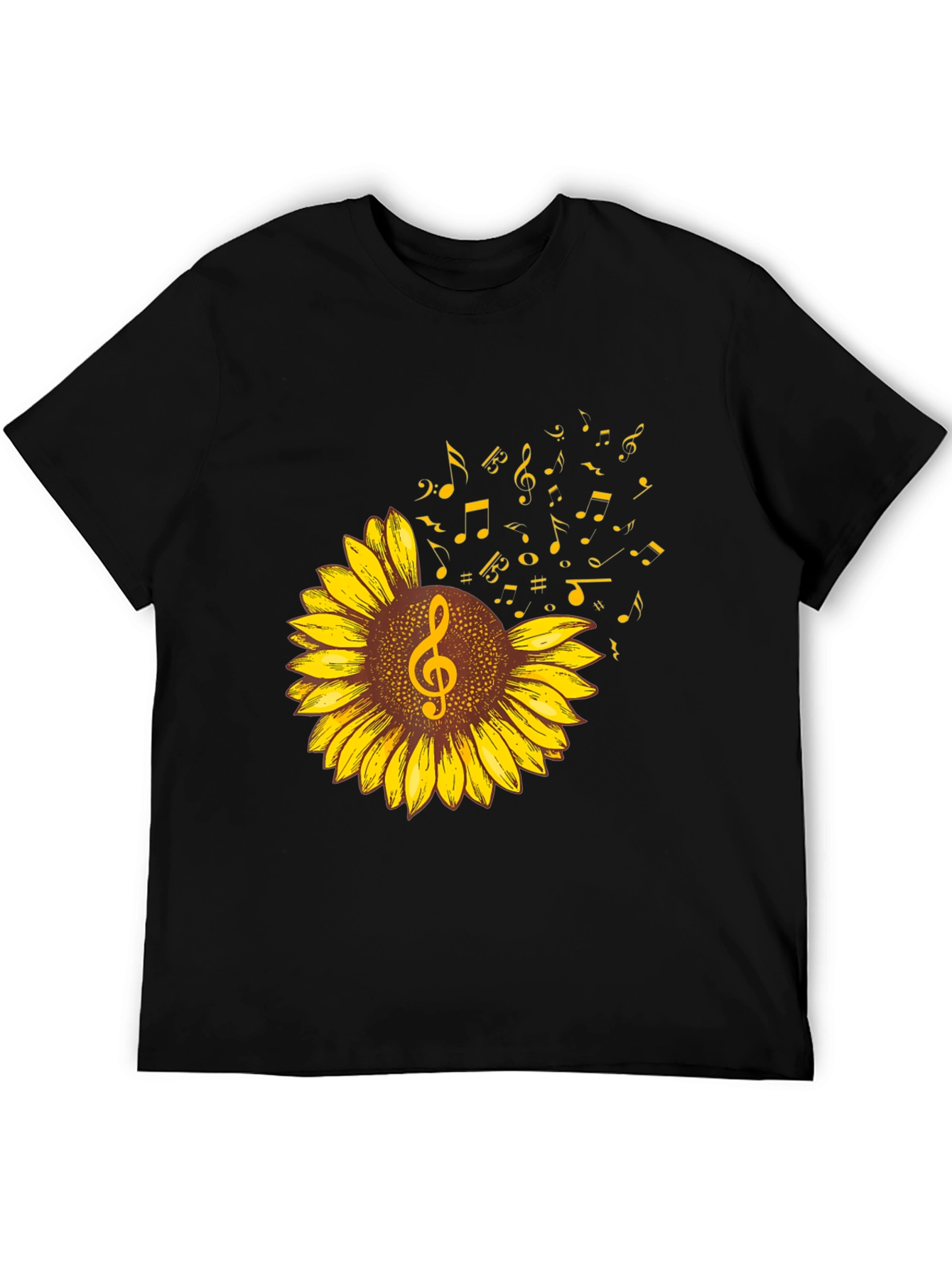 Musical Sunflower Graphic Tee