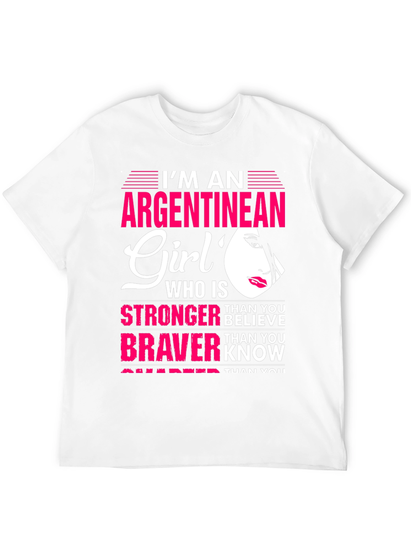 Argentinean Girl T-Shirt - Strong & Brave Graphic Tee