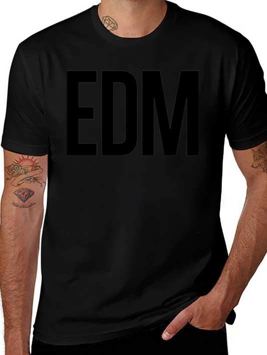 EDM Black T-Shirt - Electronic Dance Music Tee