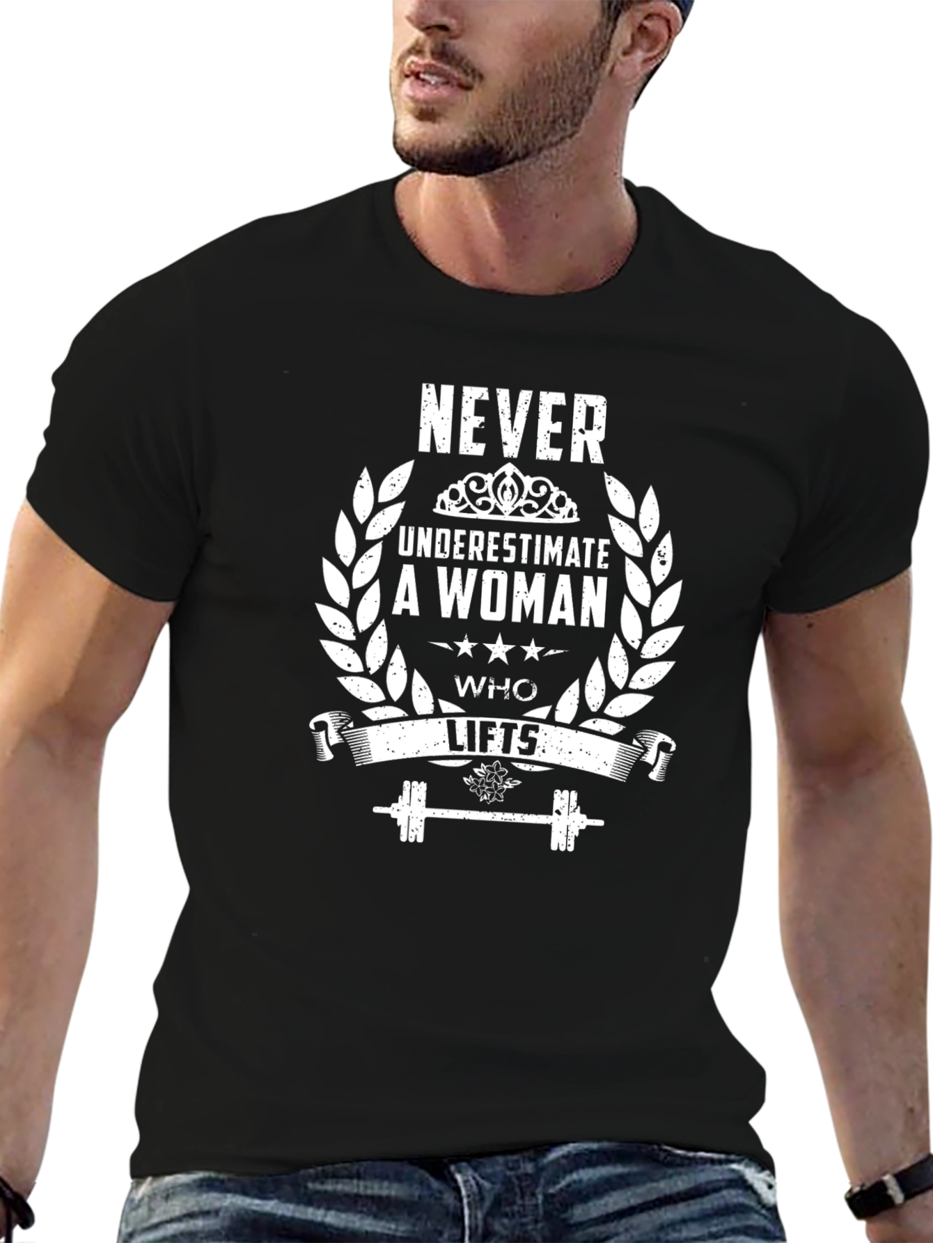 Never Underestimate Woman Who Lifts T-Shirt