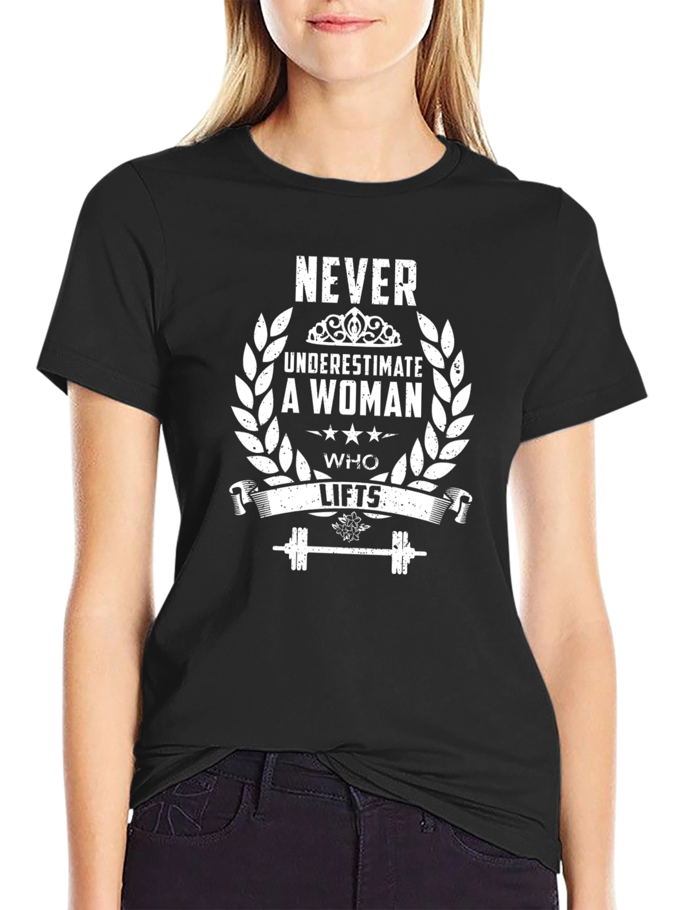 Never Underestimate Woman Who Lifts T-Shirt