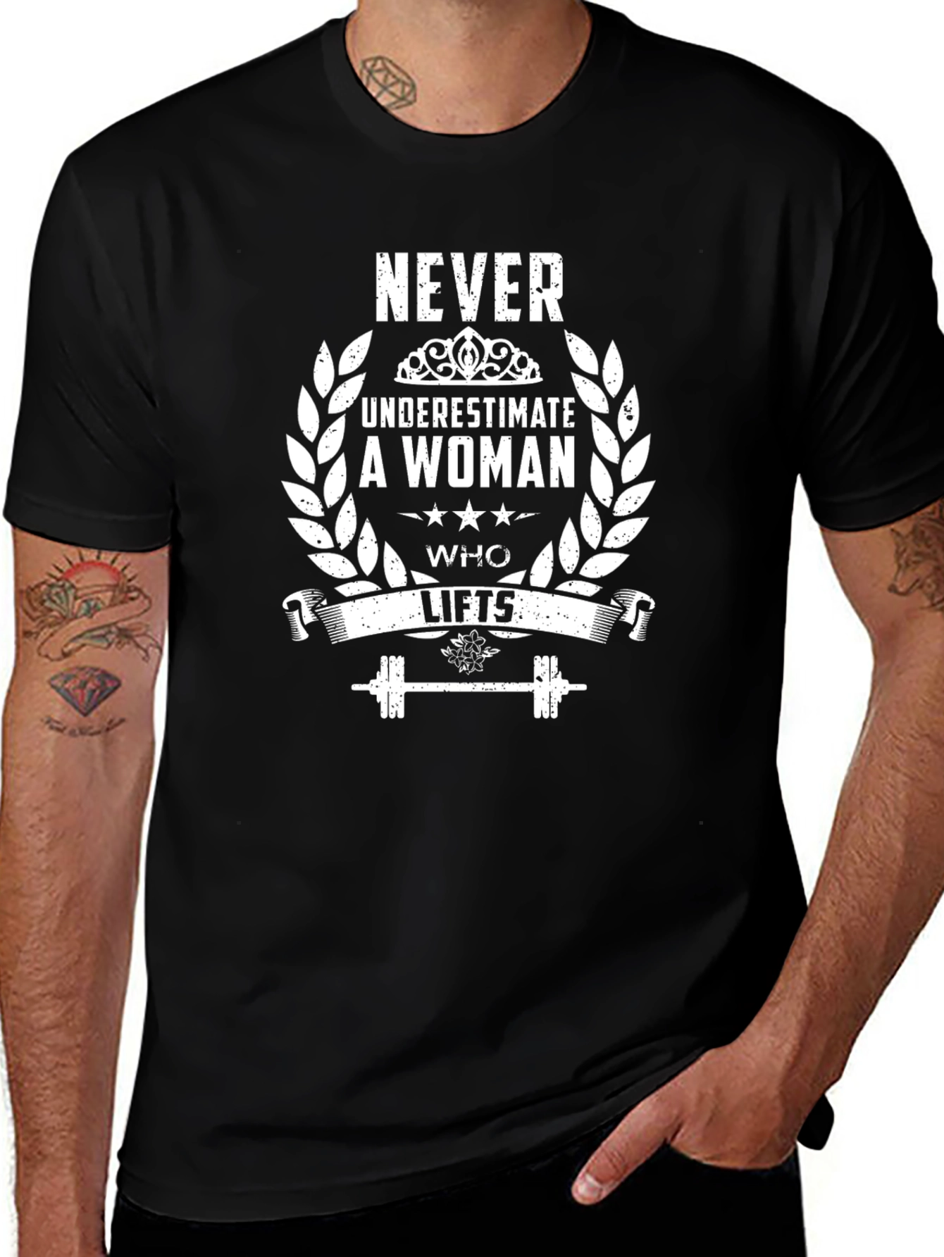 Never Underestimate Woman Who Lifts T-Shirt