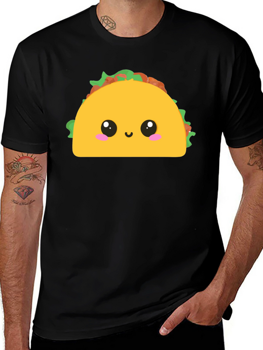 Cute Taco Graphic Tee - Fun Food T-Shirt