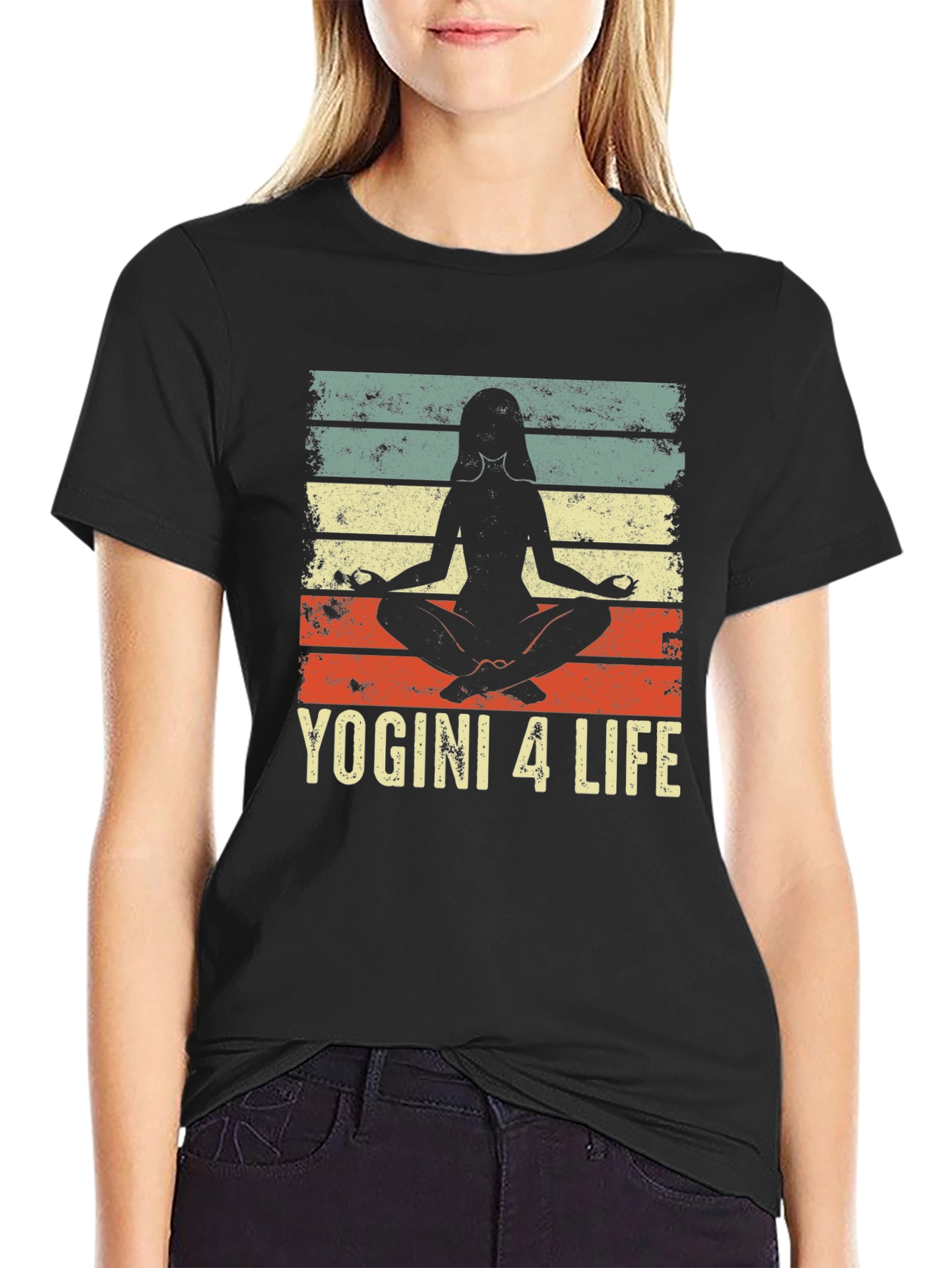 Yogini 4 Life Graphic T-Shirt - Yoga Lover Tee