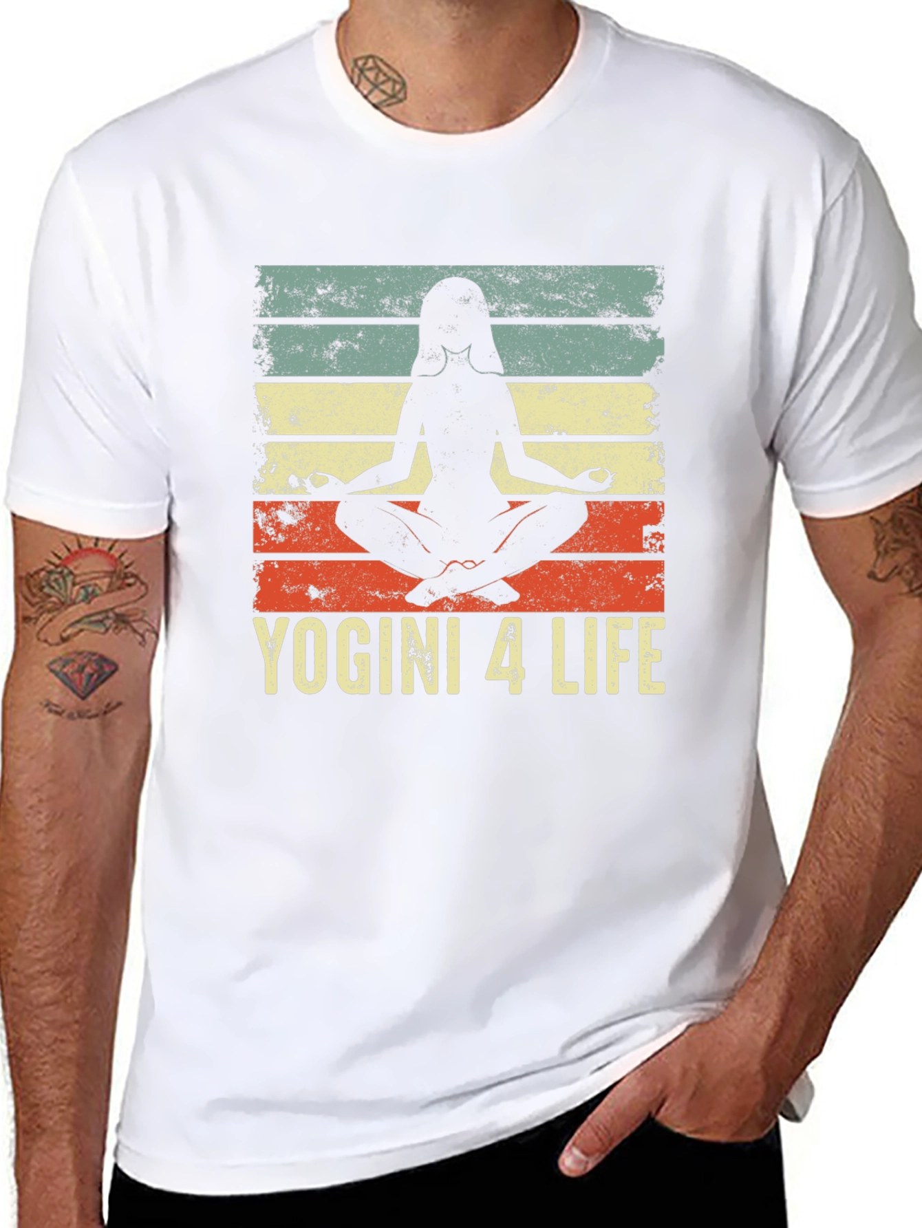 Yogini 4 Life Graphic T-Shirt - Yoga Lover Tee