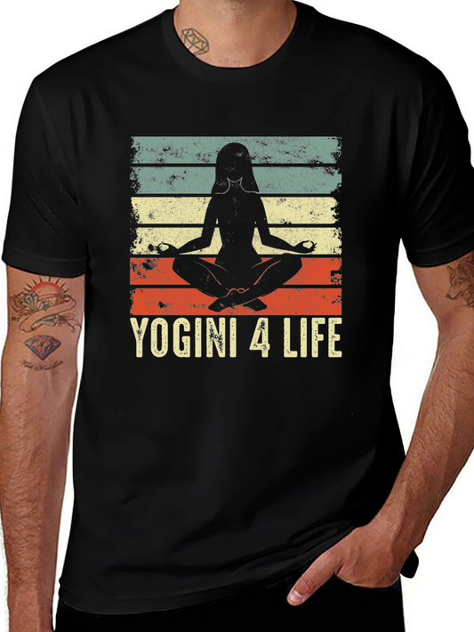 Yogini 4 Life Graphic T-Shirt - Yoga Lover Tee