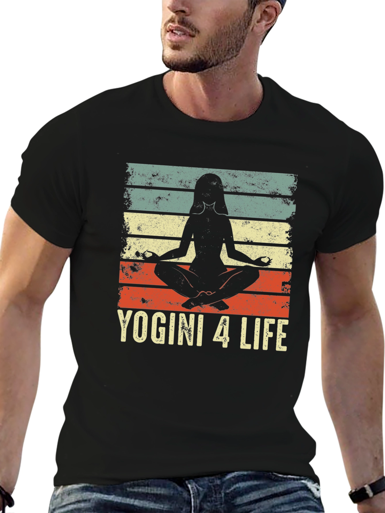 Yogini 4 Life Graphic T-Shirt - Yoga Lover Tee
