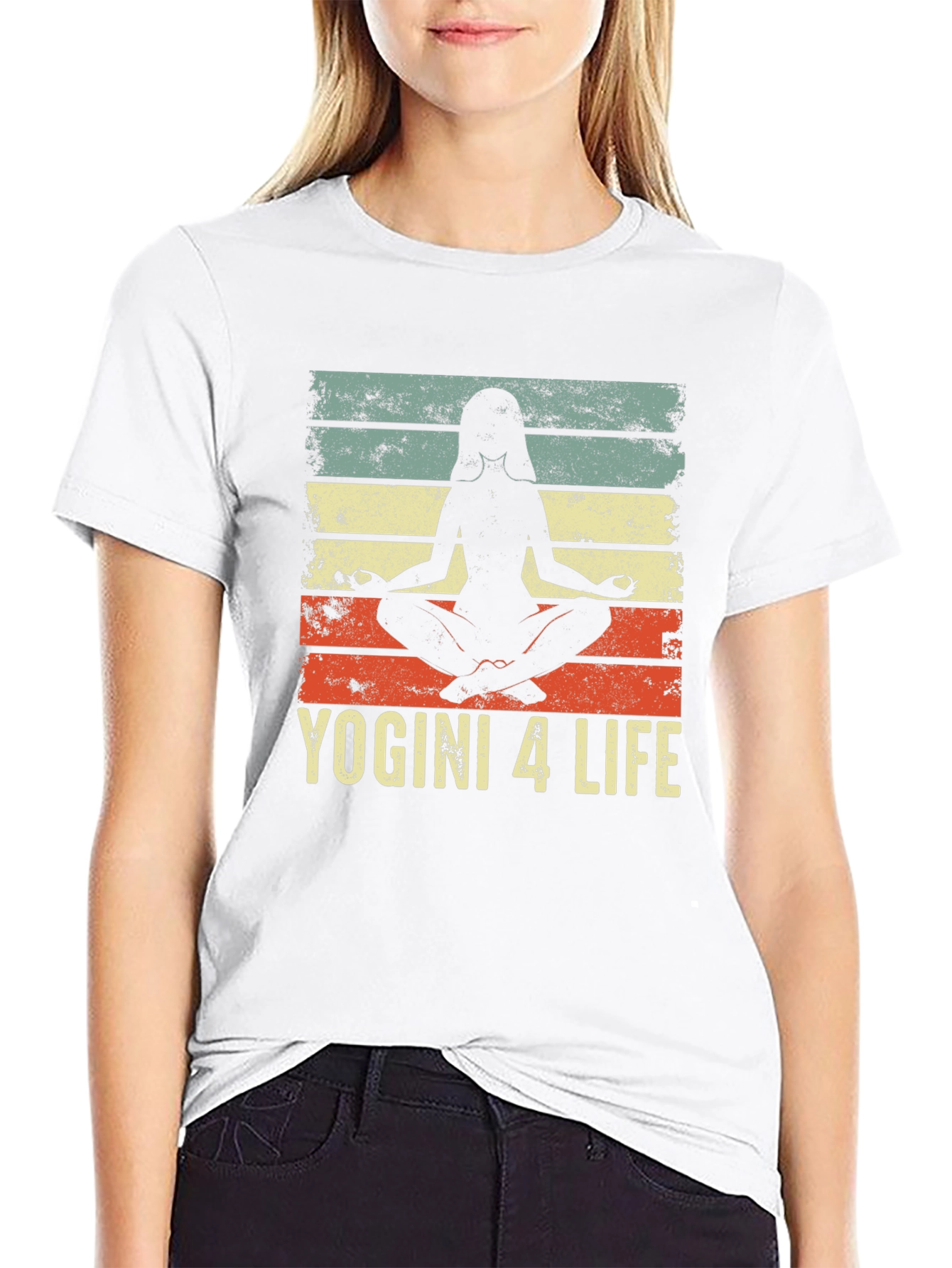 Yogini 4 Life Graphic T-Shirt - Yoga Lover Tee