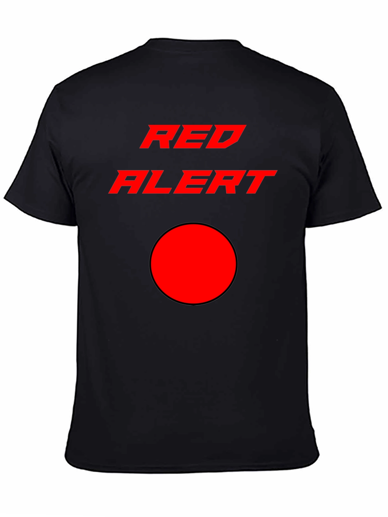 Red Alert Graphic T-Shirt - Stylish & Eye-Catching Design