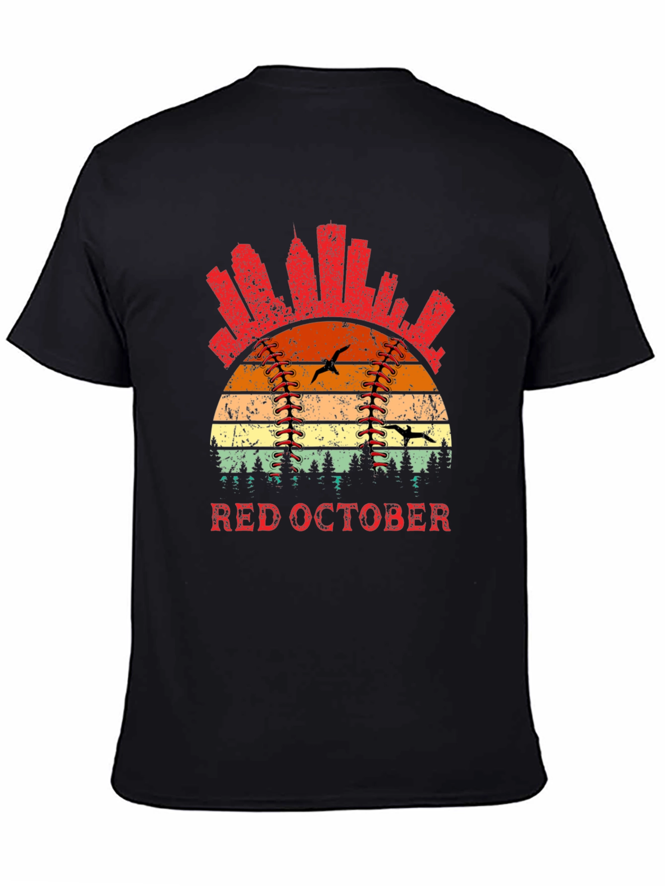 Red October Baseball T-Shirt