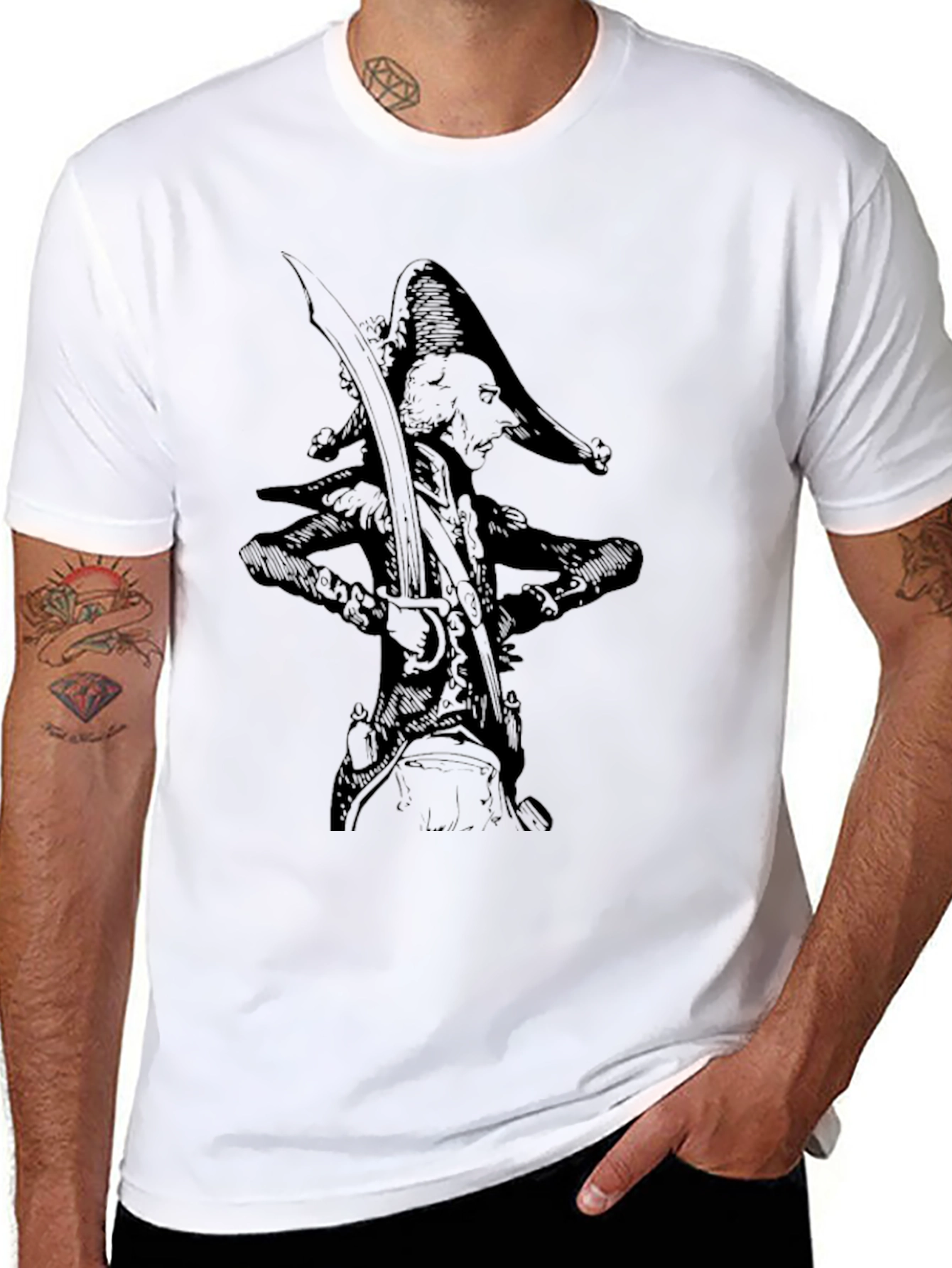 Pirate Graphic Tee - Black
