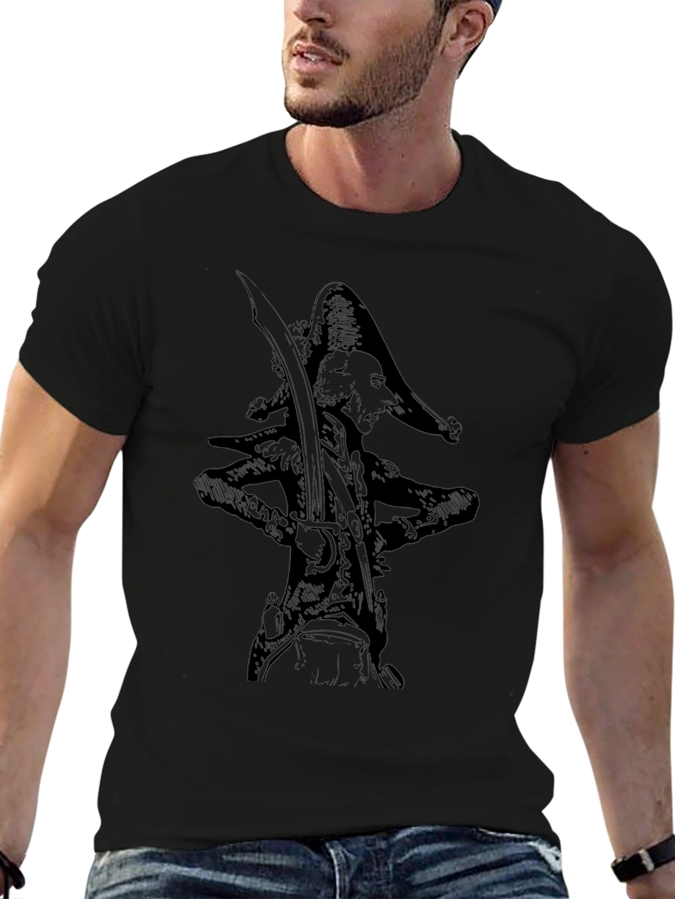 Pirate Graphic Tee - Black
