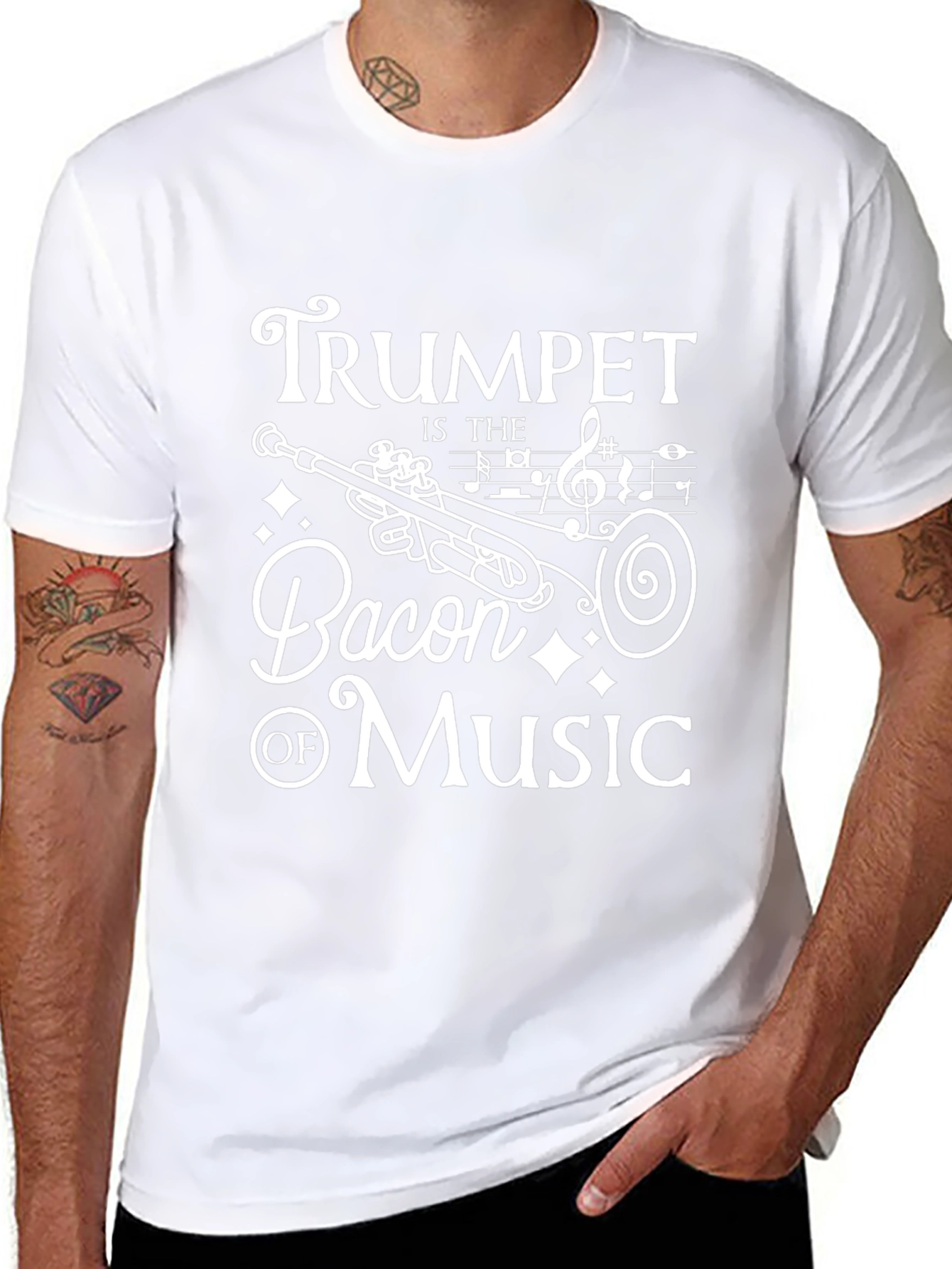 Trumpet is the Bacon of Music Graphic Tee