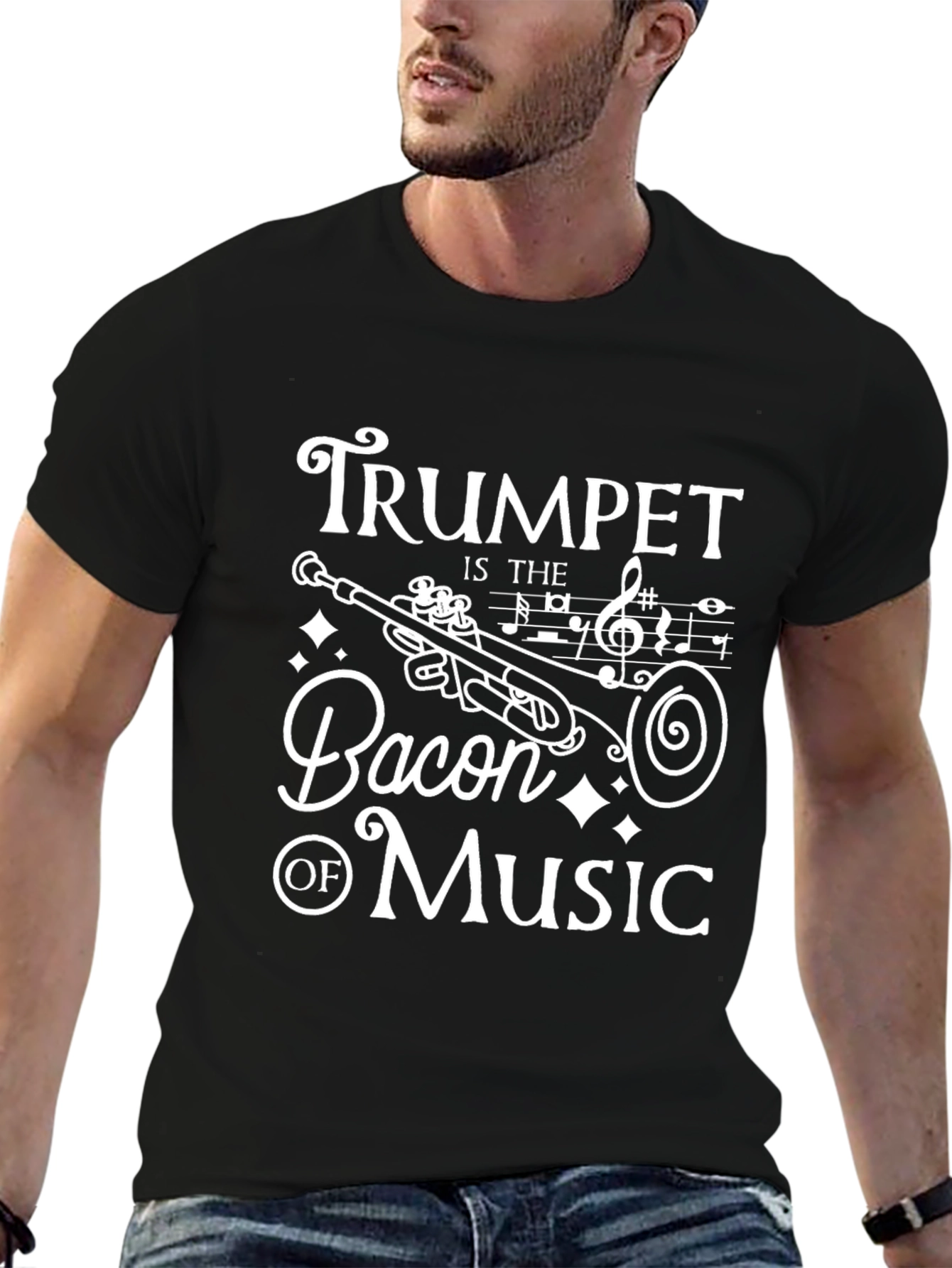 Trumpet is the Bacon of Music Graphic Tee