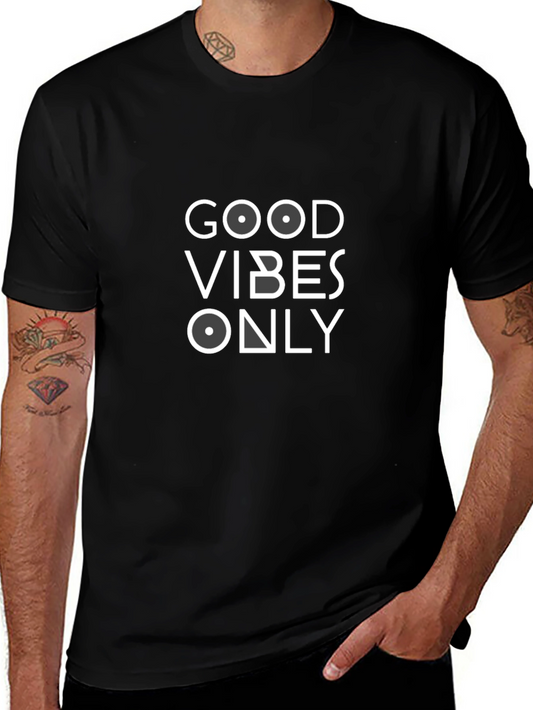 Good Vibes Only Graphic Tee - Black