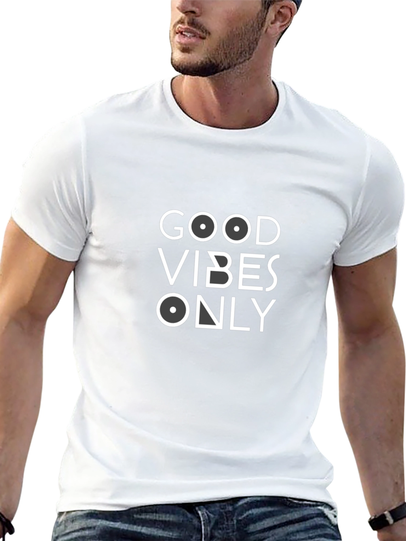 Good Vibes Only Graphic Tee - Black
