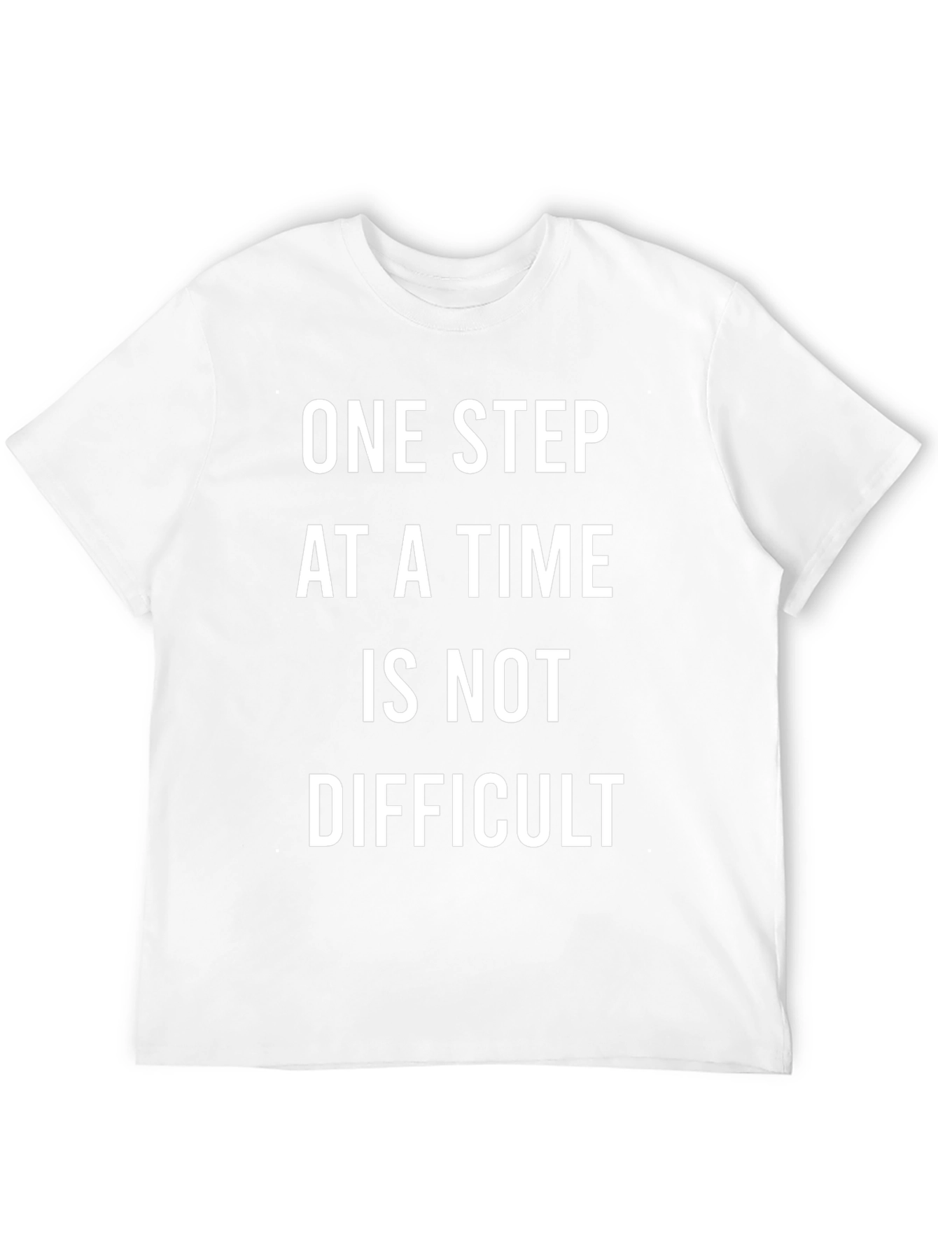 One Step at a Time Black T-Shirt