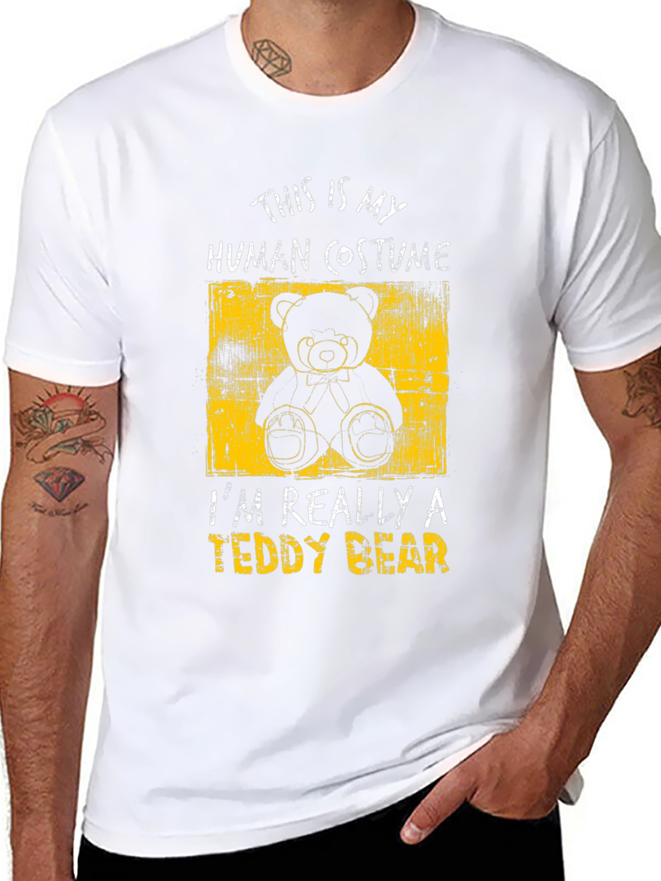 Human Costume Teddy Bear T-Shirt