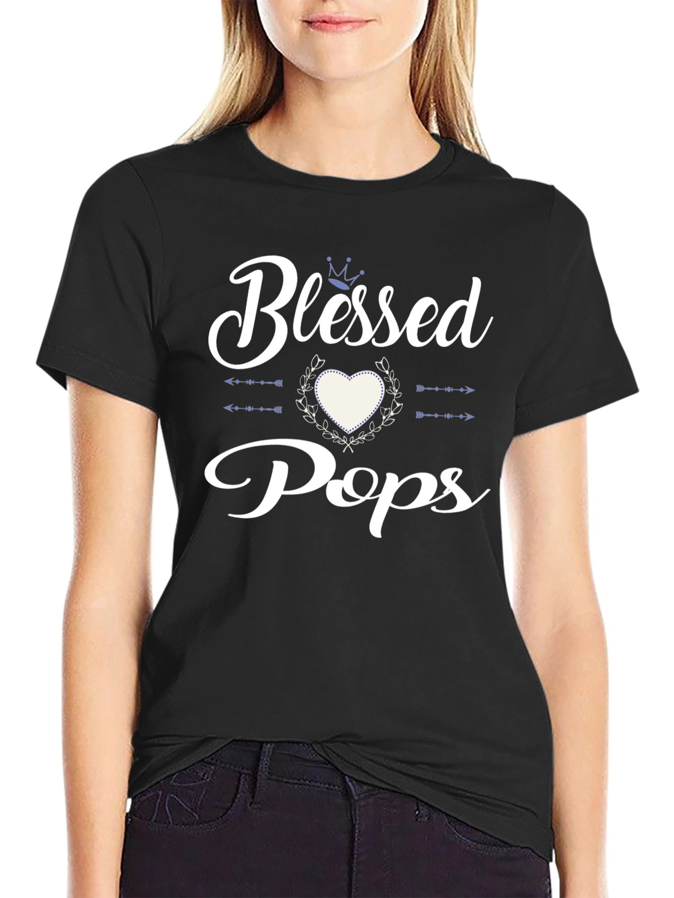 Blessed Pops Graphic T-Shirt - Fathers Day Gift