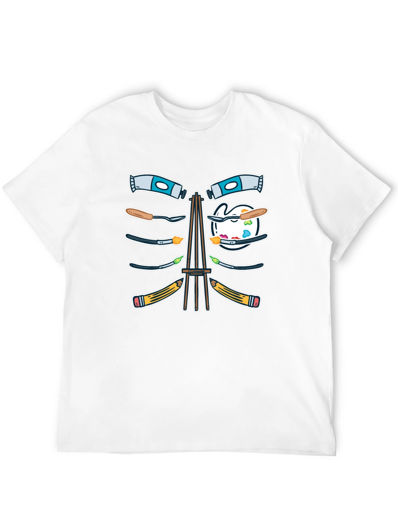 Artist Skeleton Rib Cage T-Shirt