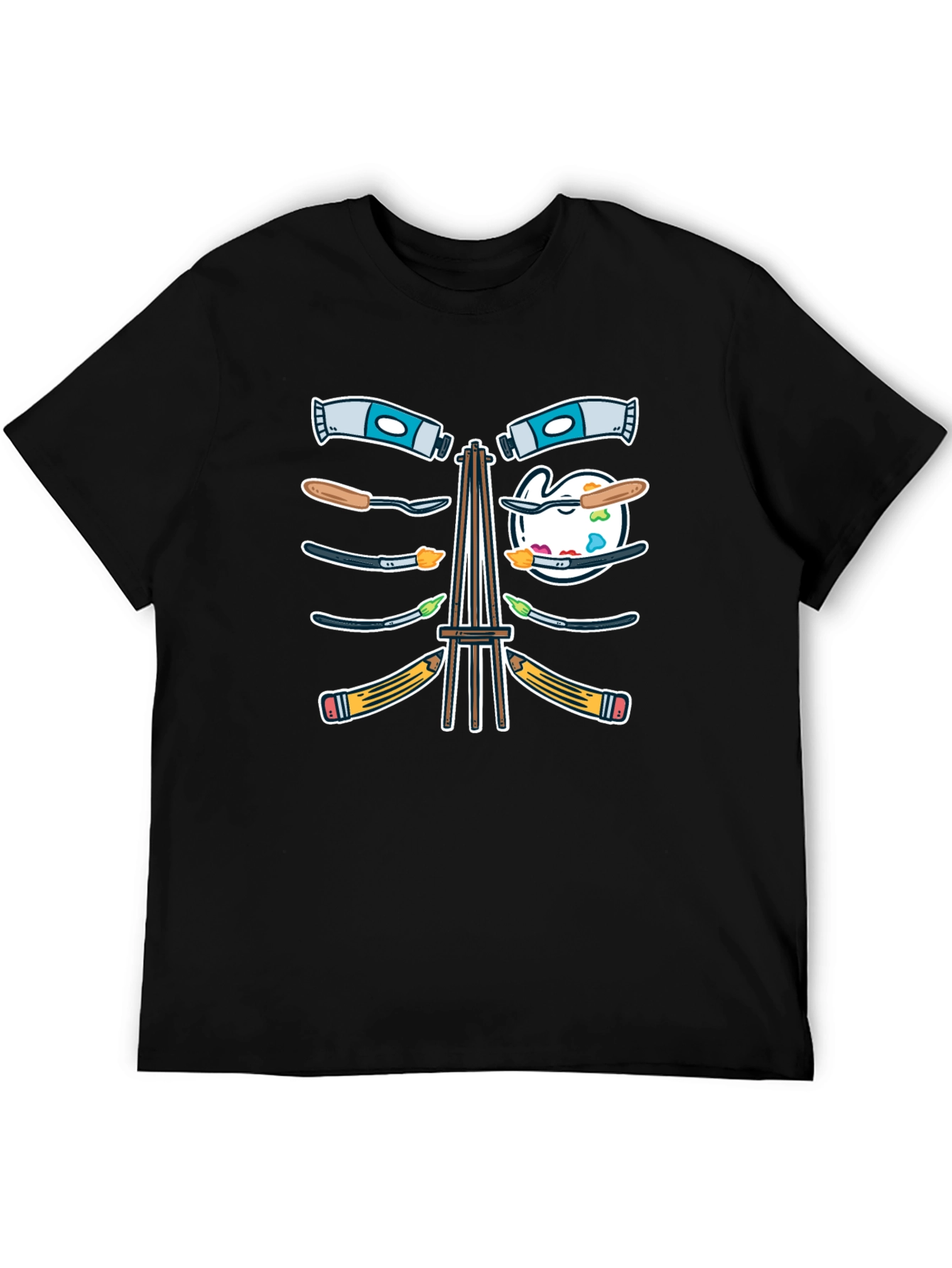 Artist Skeleton Rib Cage T-Shirt