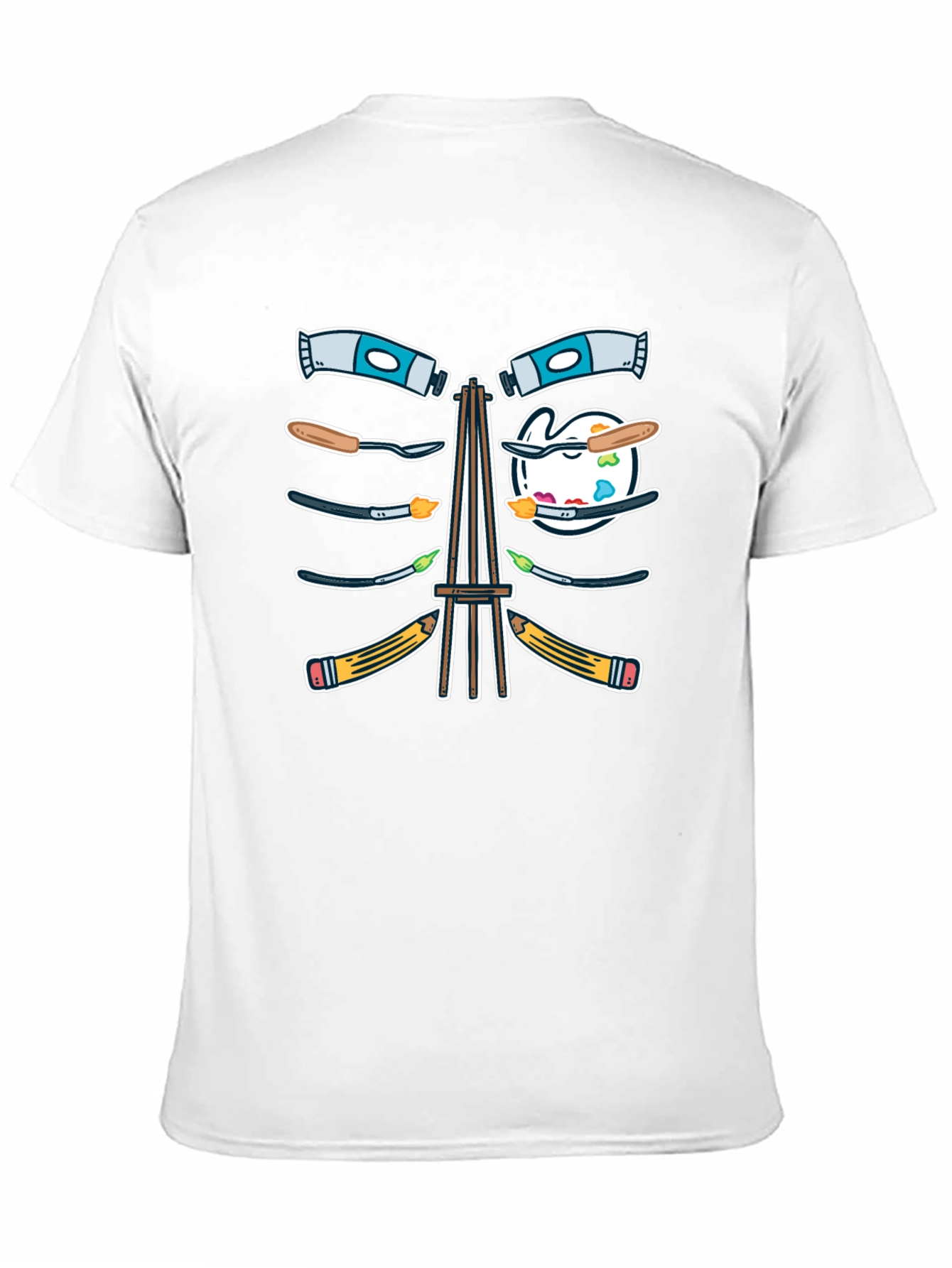 Artist Skeleton Rib Cage T-Shirt