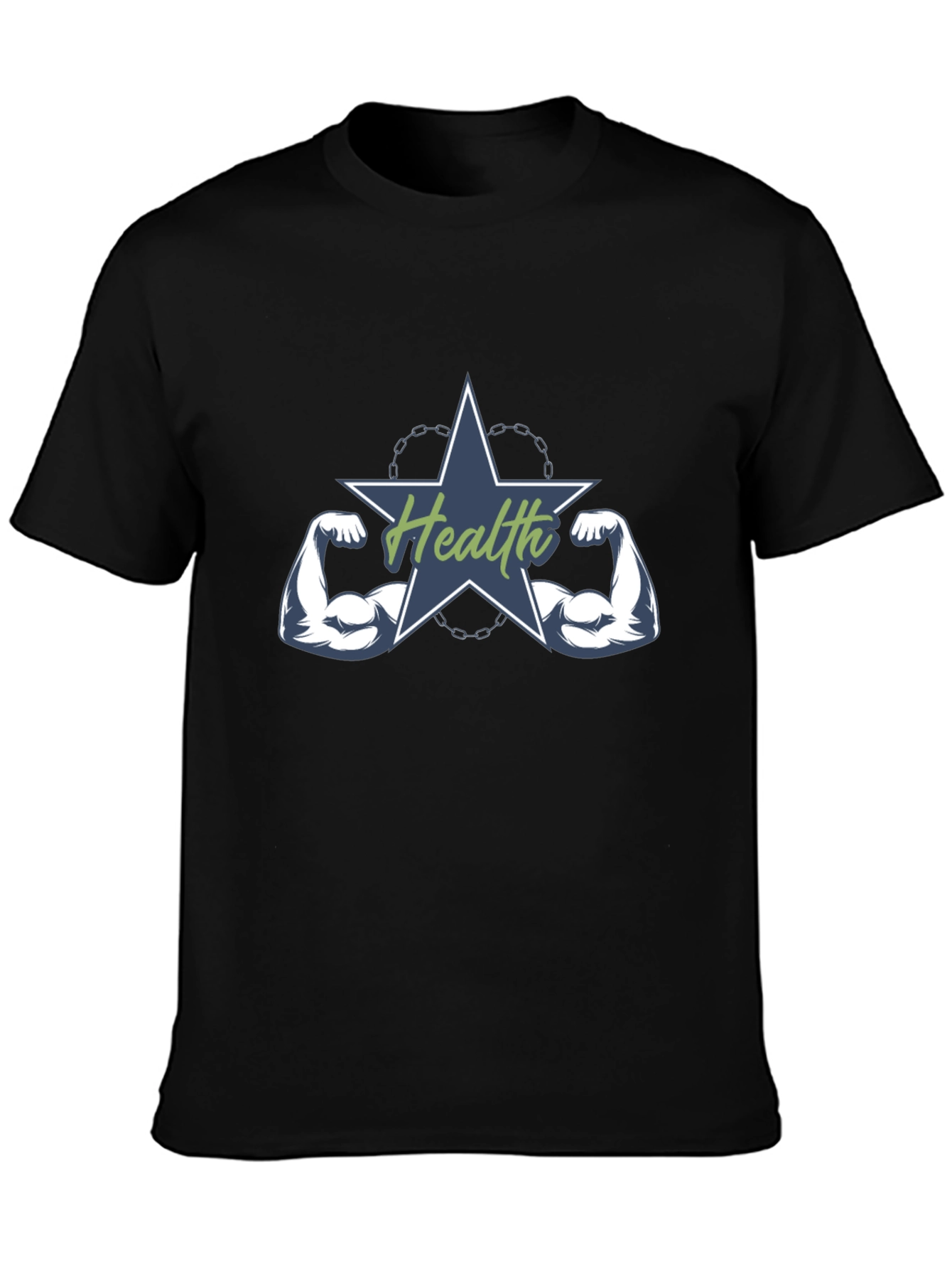 Health Star Graphic T-Shirt - Gym Fitness Tee
