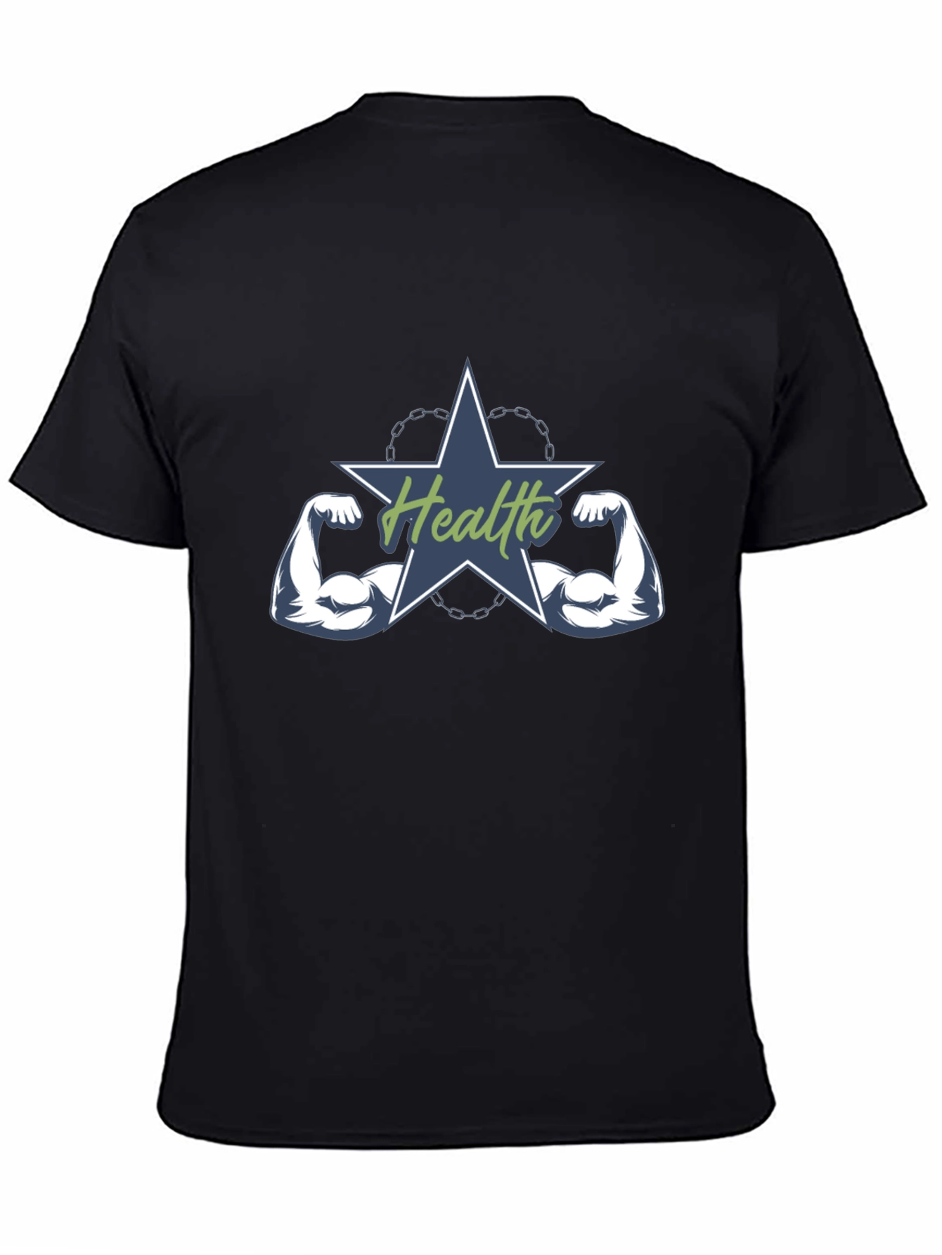 Health Star Graphic T-Shirt - Gym Fitness Tee
