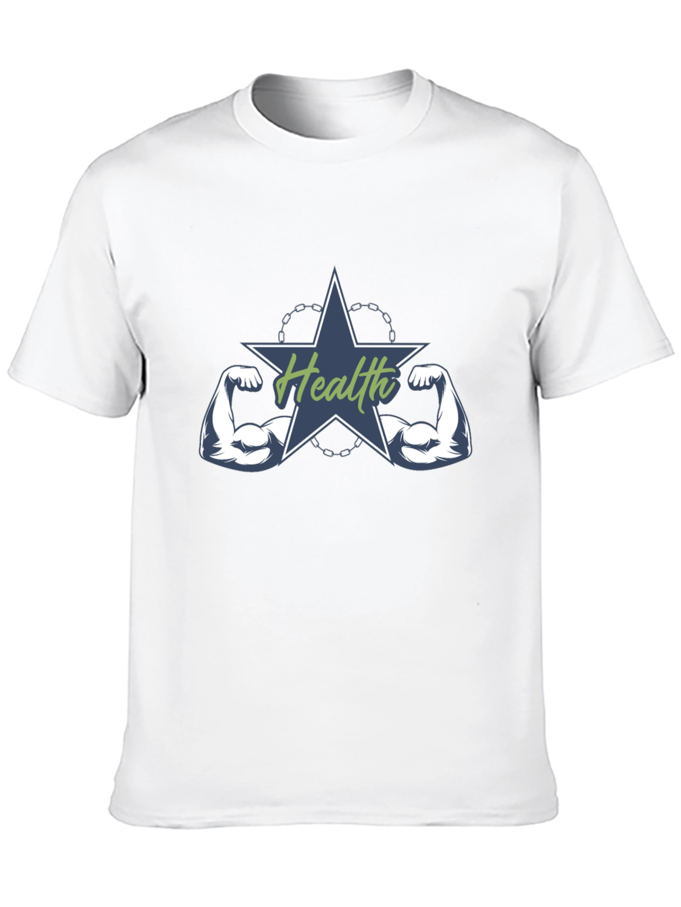 Health Star Graphic T-Shirt - Gym Fitness Tee