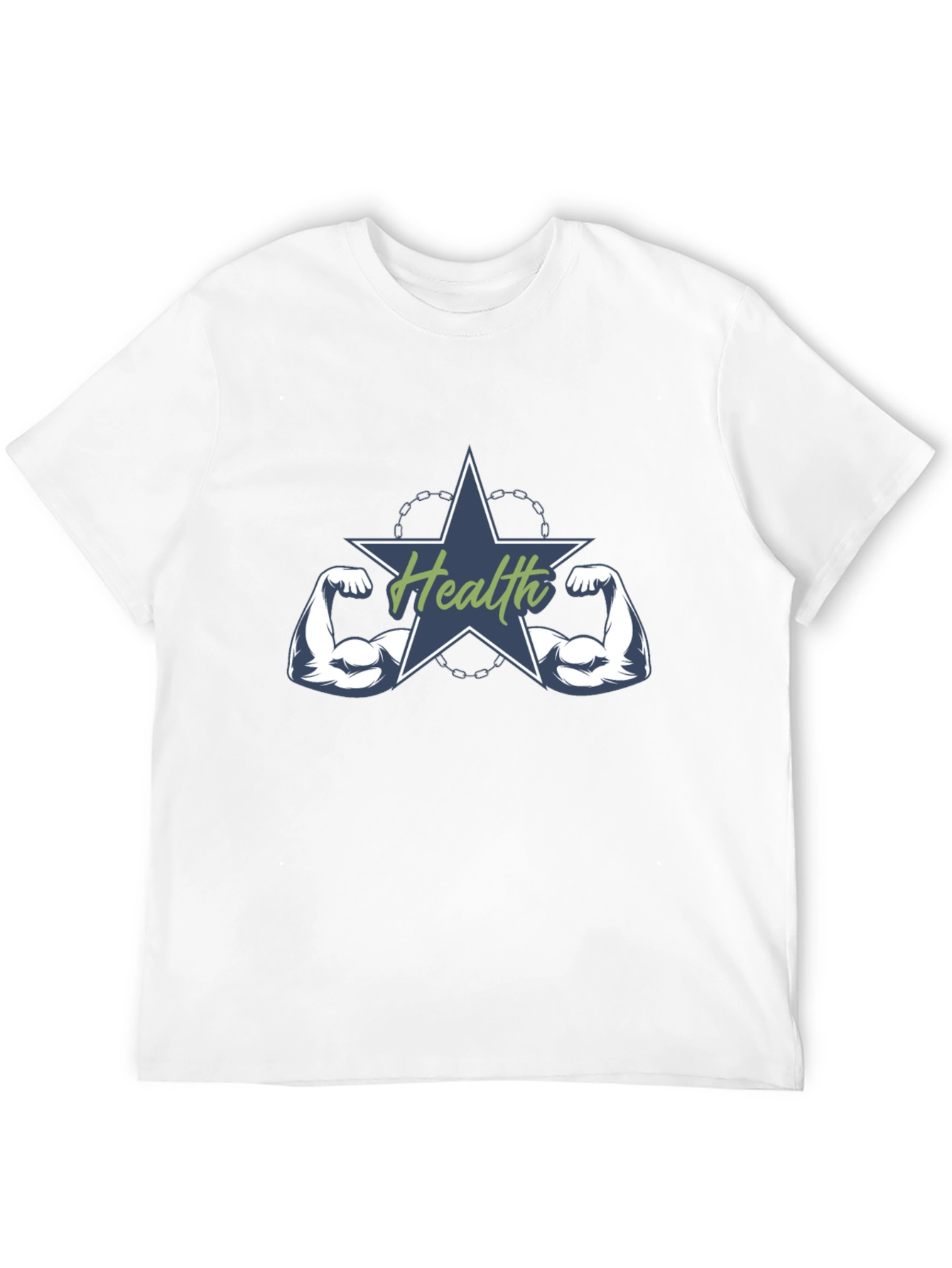 Health Star Graphic T-Shirt - Gym Fitness Tee