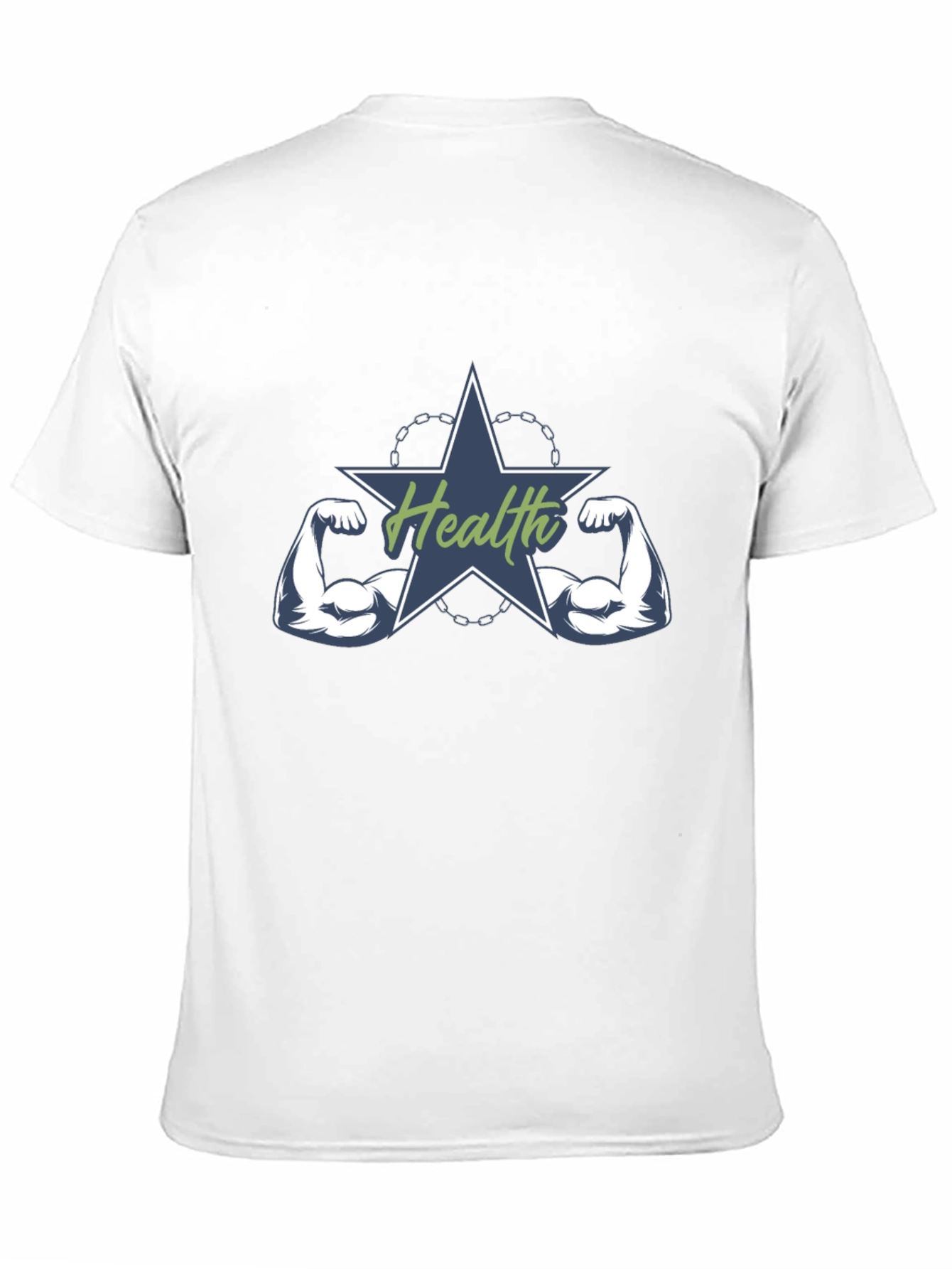 Health Star Graphic T-Shirt - Gym Fitness Tee