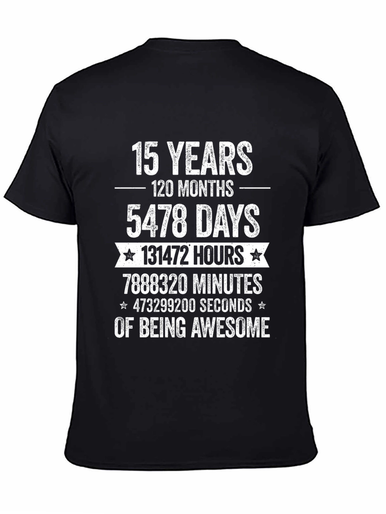 15 Years of Being Awesome Graphic T-Shirt