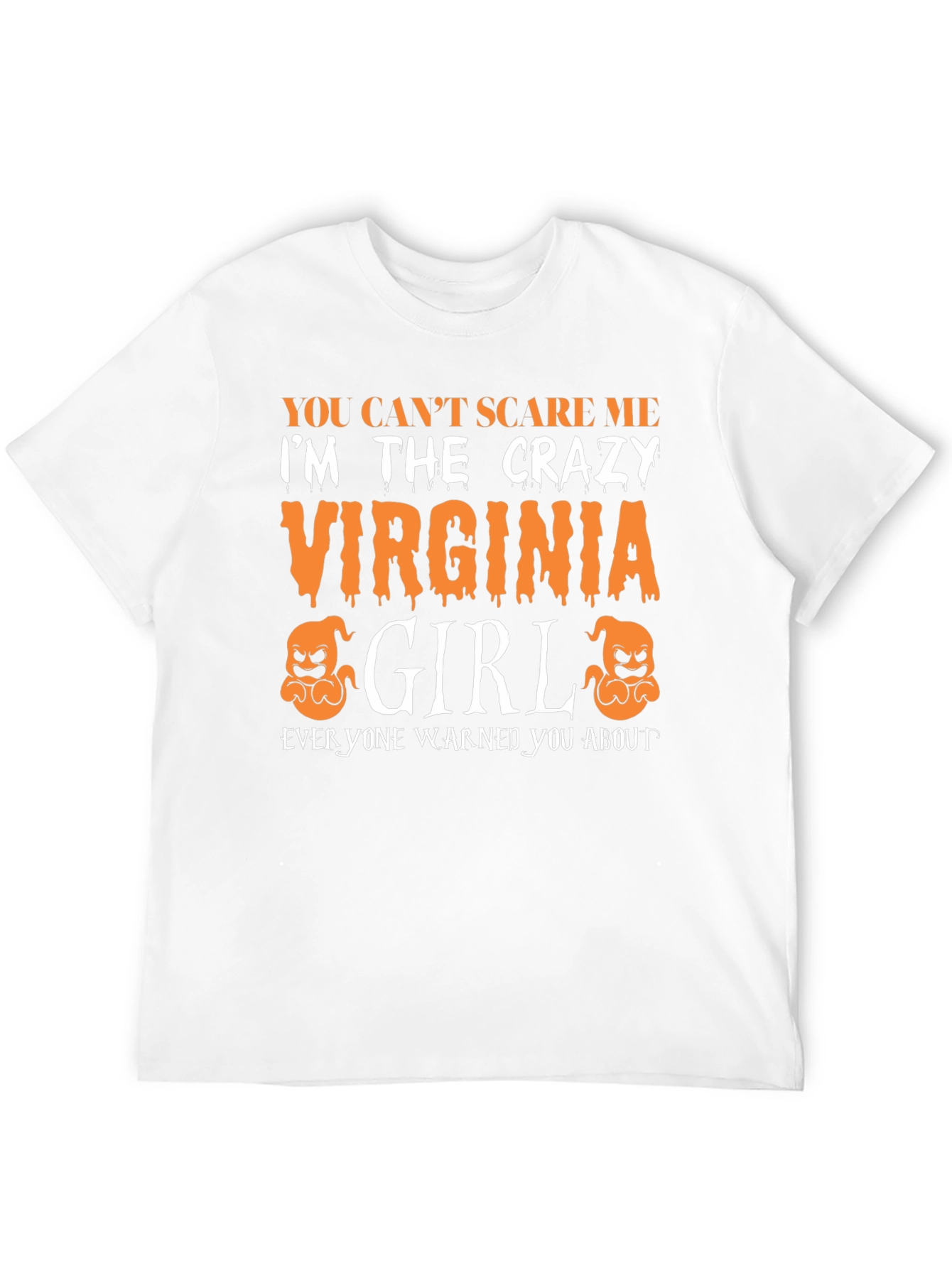 Crazy Virginia Girl Halloween T-Shirt