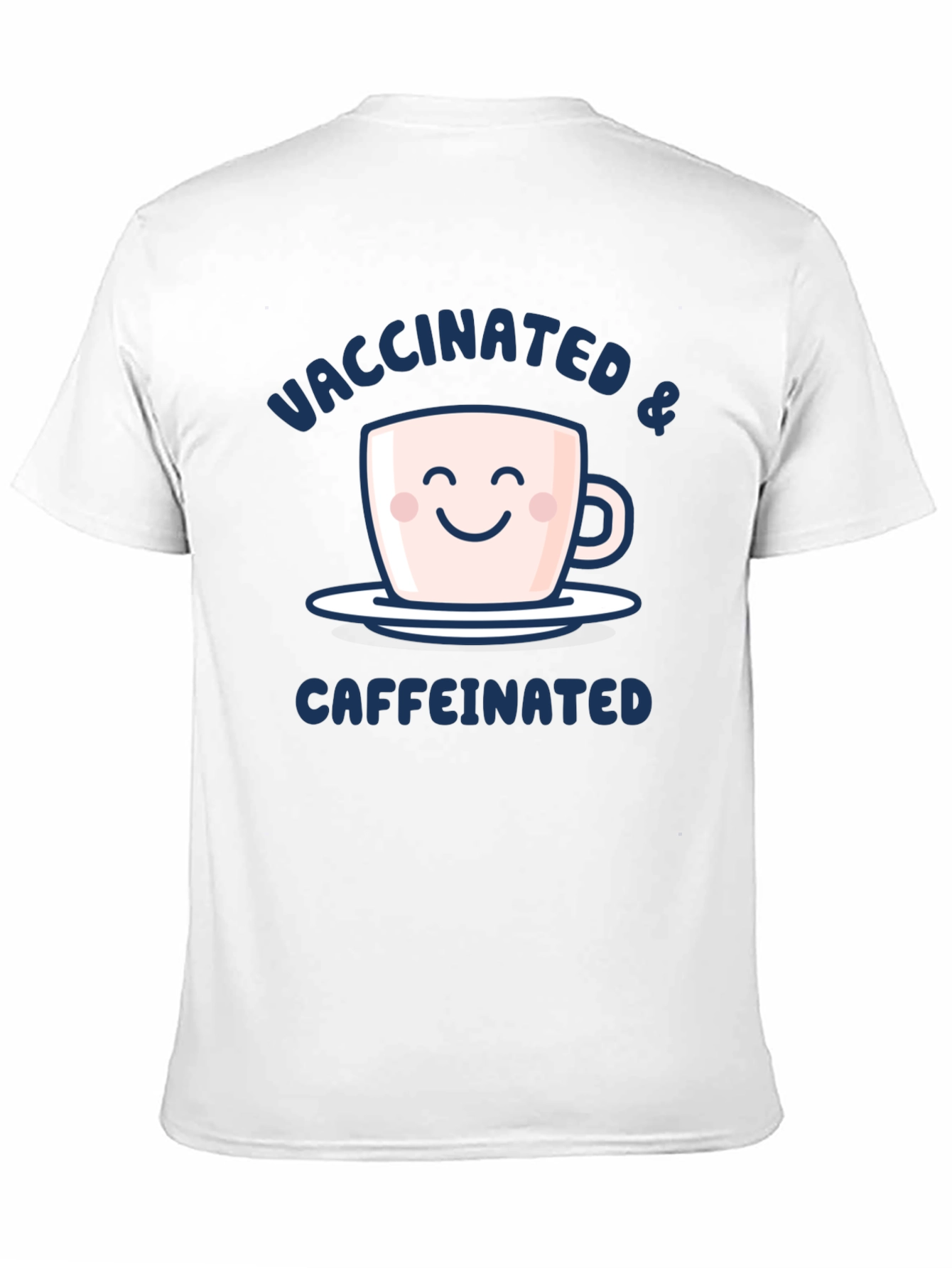 Vaccinated & Caffeinated Graphic Tee - Black