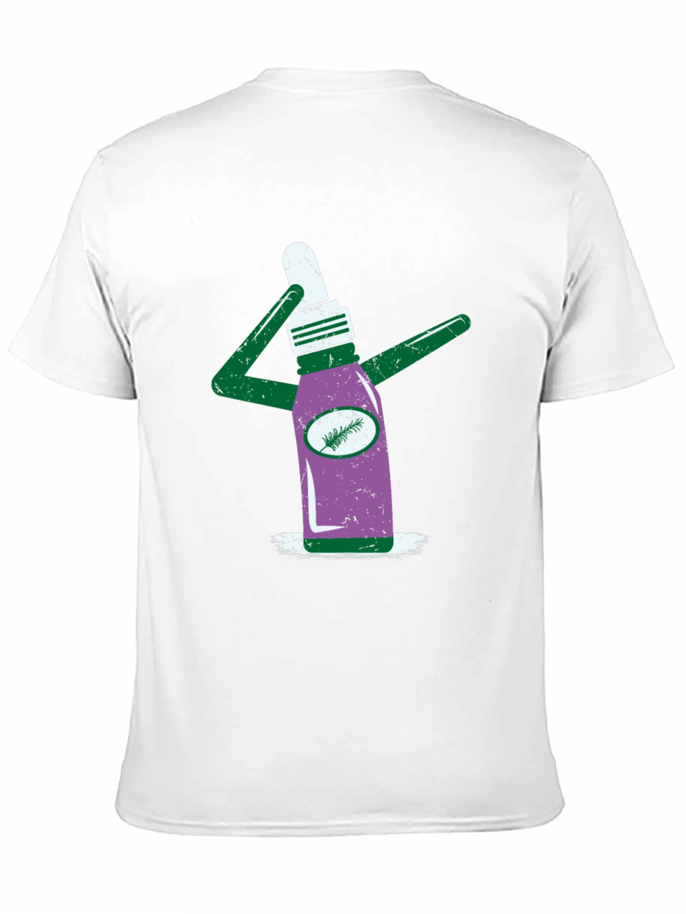 Novelty Graphic T-Shirt - Quirky Bottle Design