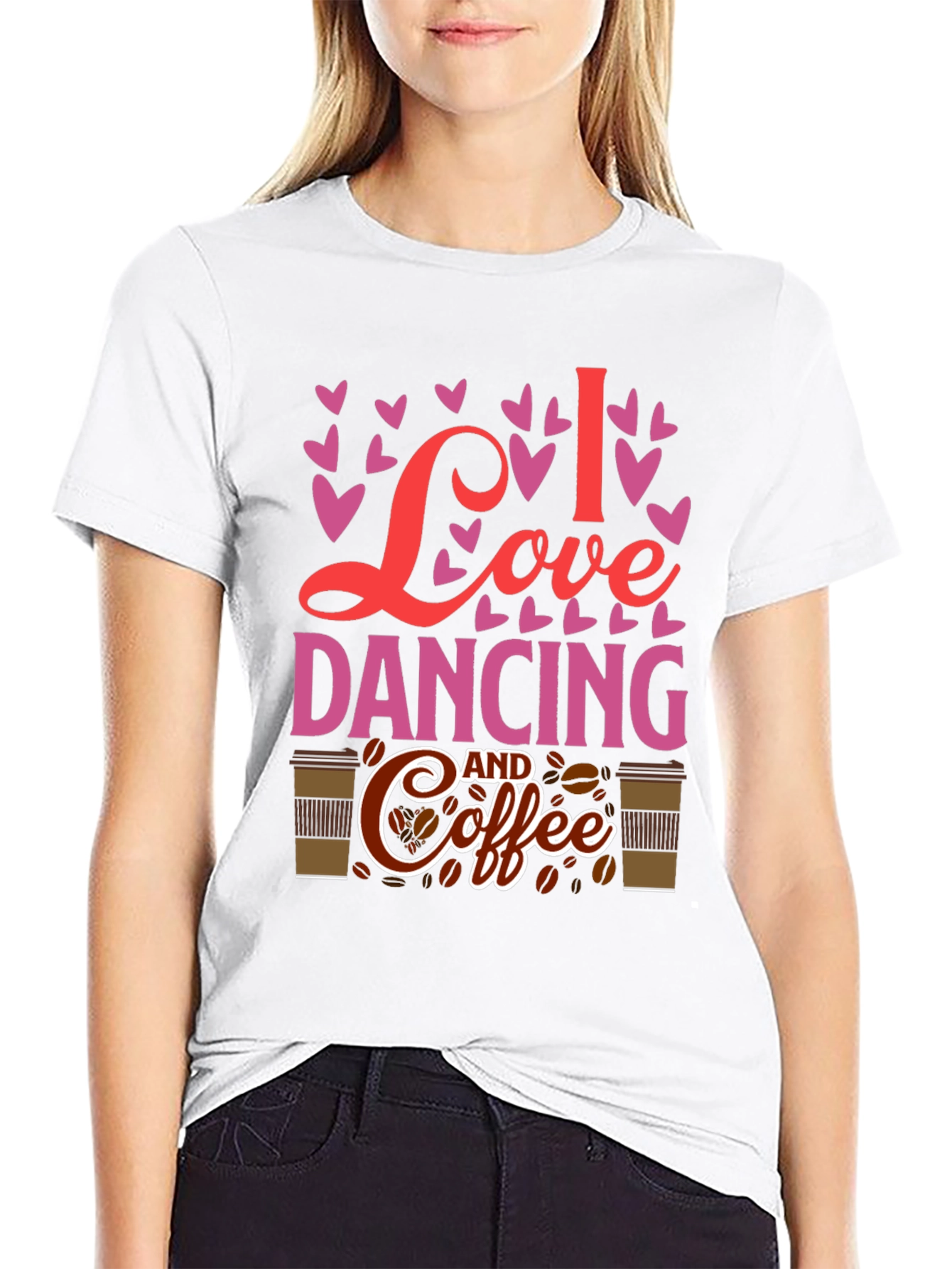I Love Dancing and Coffee T-Shirt