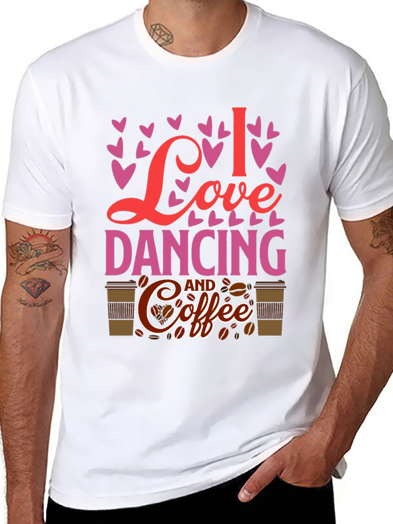 I Love Dancing and Coffee T-Shirt