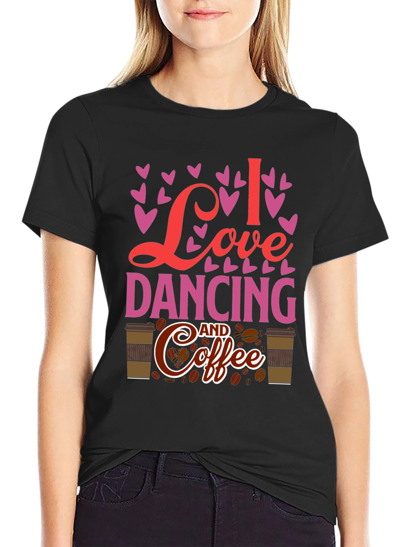 I Love Dancing and Coffee T-Shirt