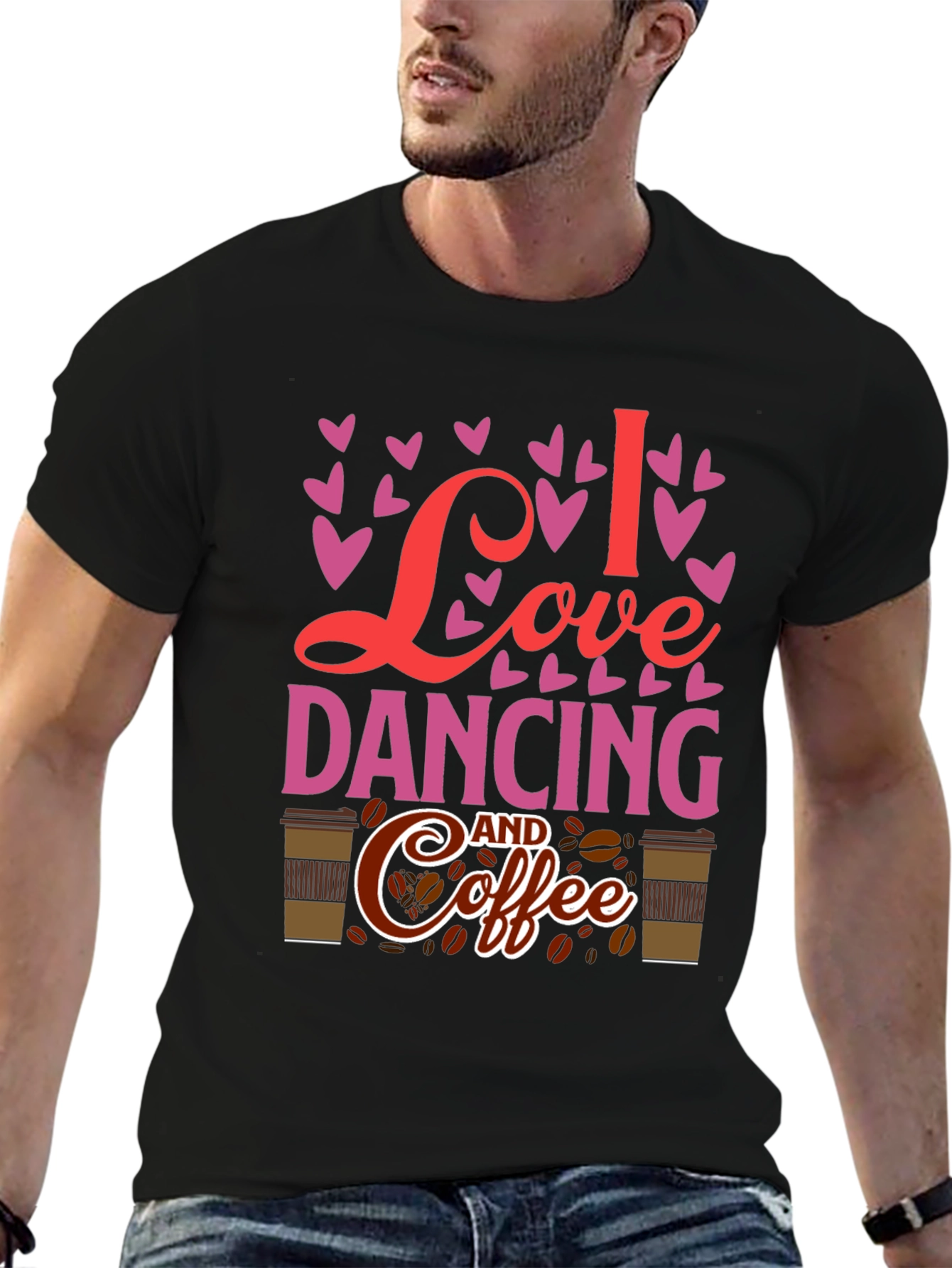 I Love Dancing and Coffee T-Shirt
