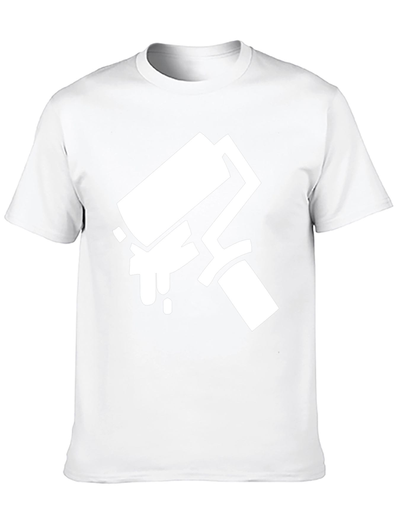 Paint Roller Graphic Tee - Stylish Painters Shirt