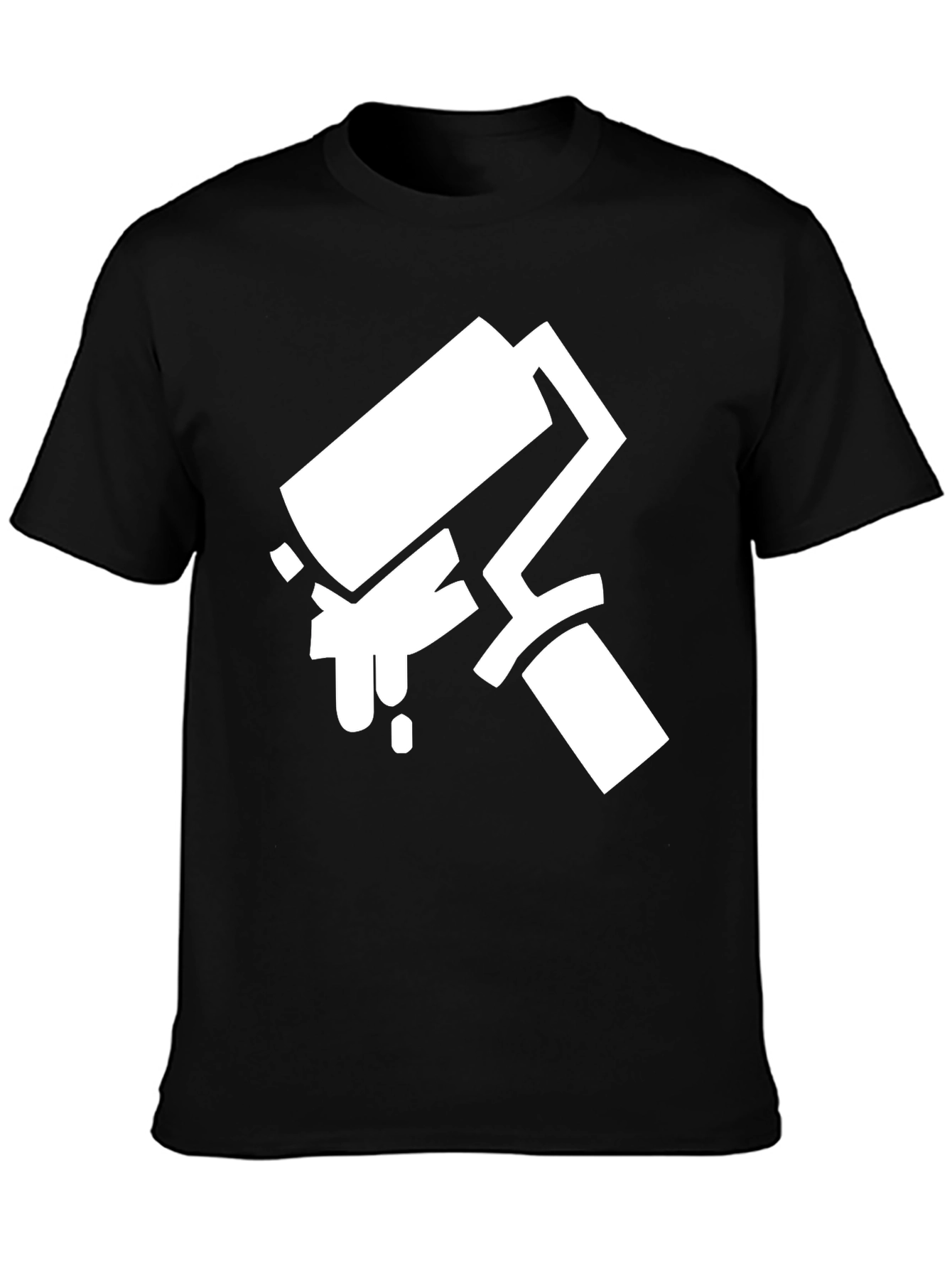 Paint Roller Graphic Tee - Stylish Painters Shirt