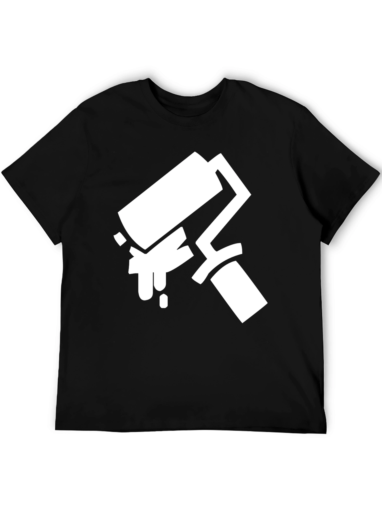 Paint Roller Graphic Tee - Stylish Painters Shirt
