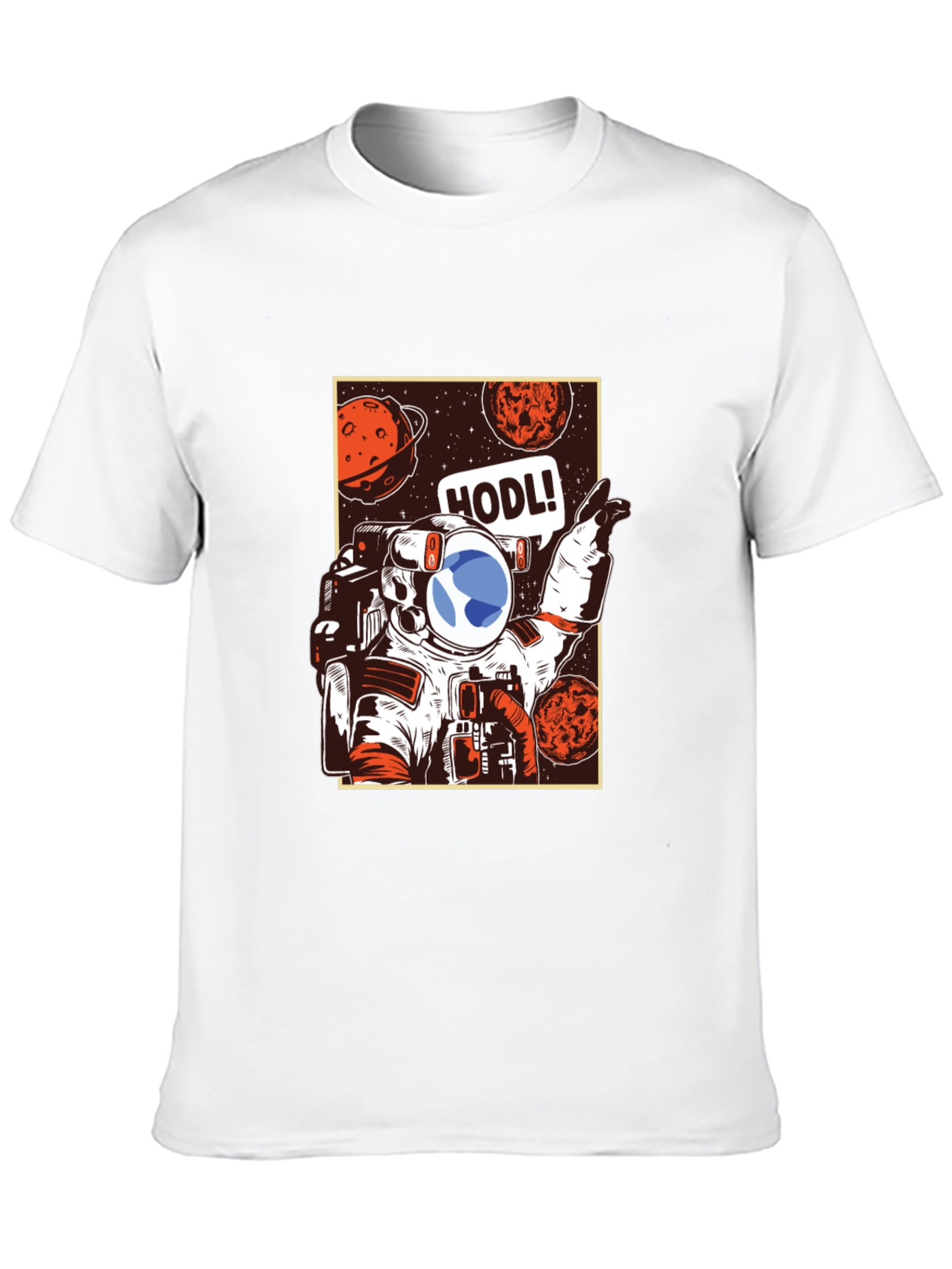 Astronaut HODL T-Shirt - Crypto Investor Tee