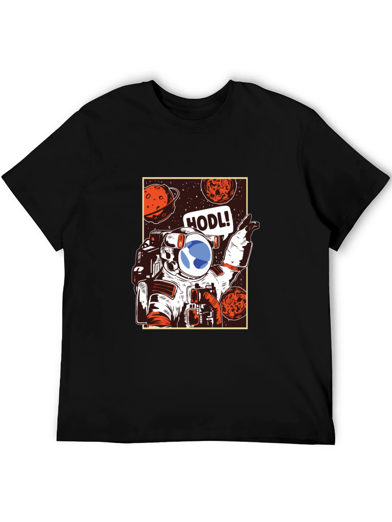 Astronaut HODL T-Shirt - Crypto Investor Tee